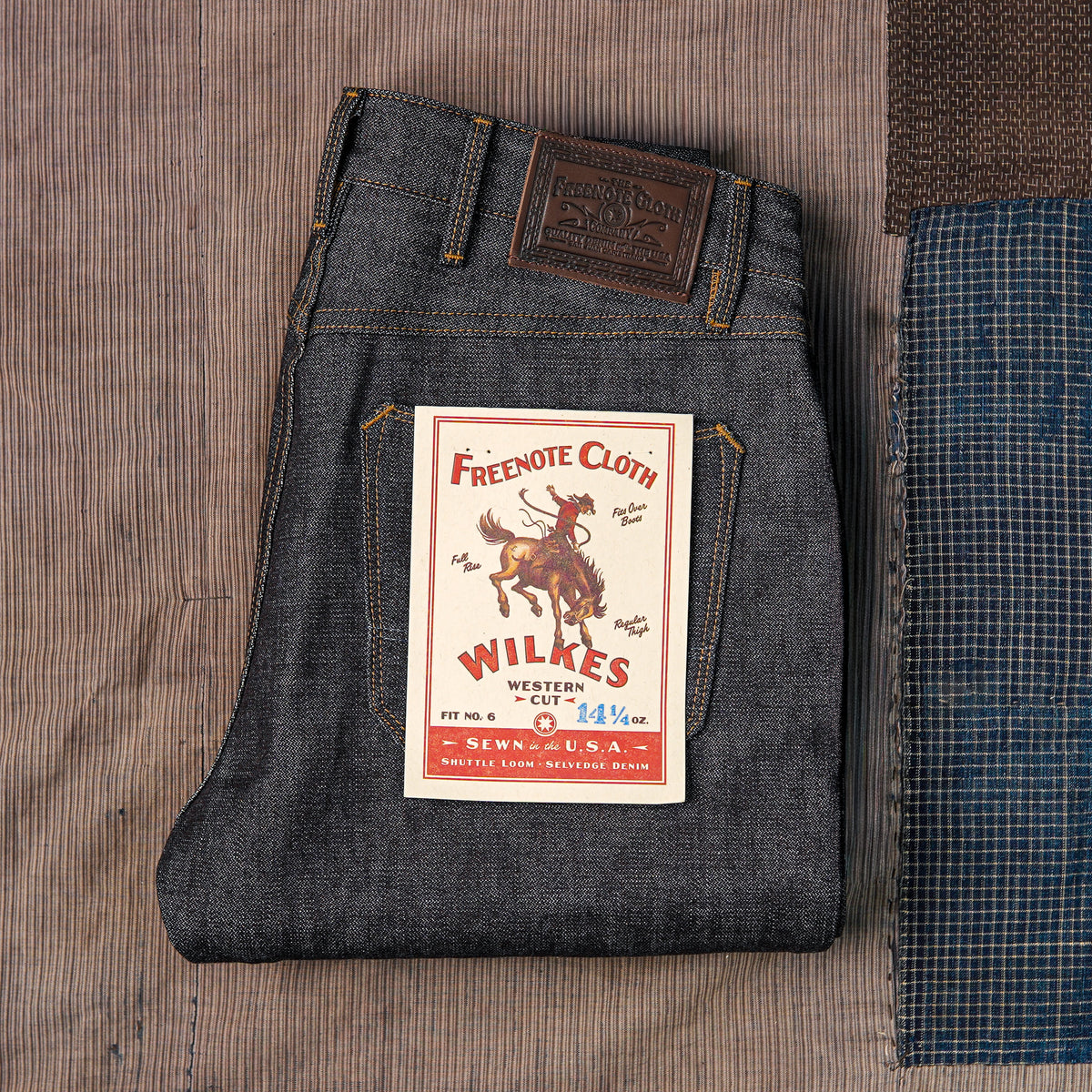 Freenote Cloth Wilkes Western Cut - 14.25oz Broken Twill – Guilty Party