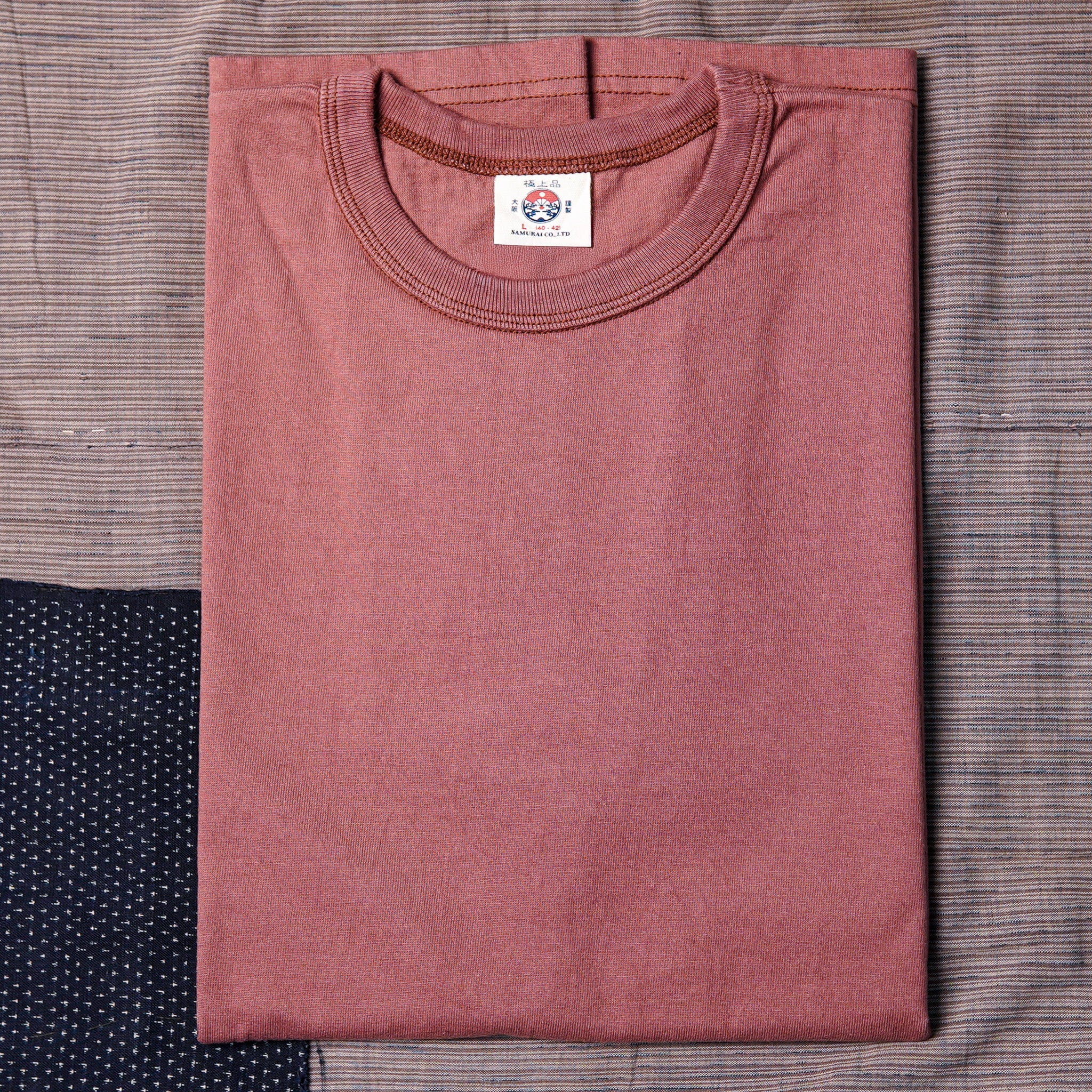 Samurai SJST-ML Heavy Weight Solid T-Shirt (Longer Length) - Ankoh Red