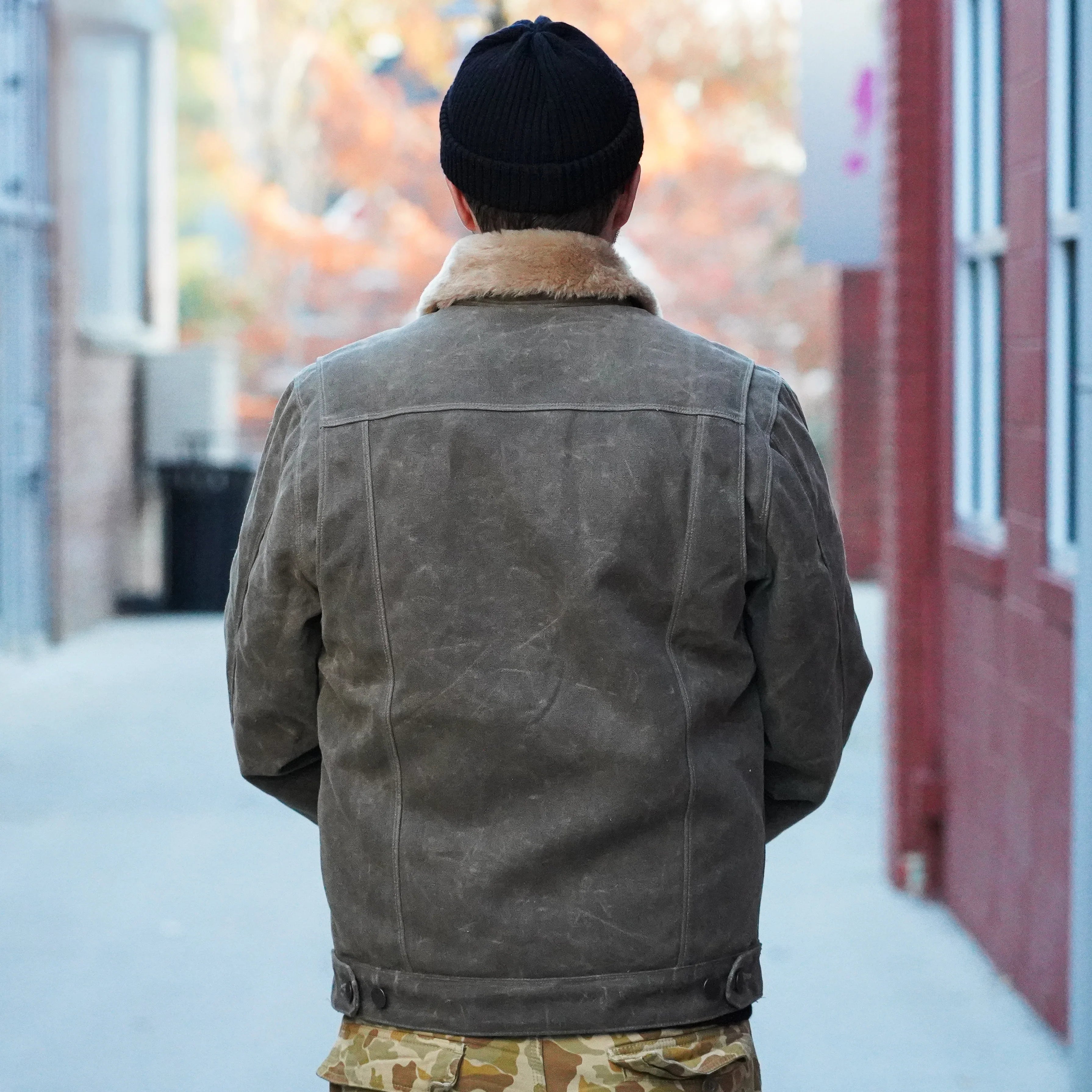 Freenote Cloth RJ-2 20oz Lined Riders Jacket - Tobacco