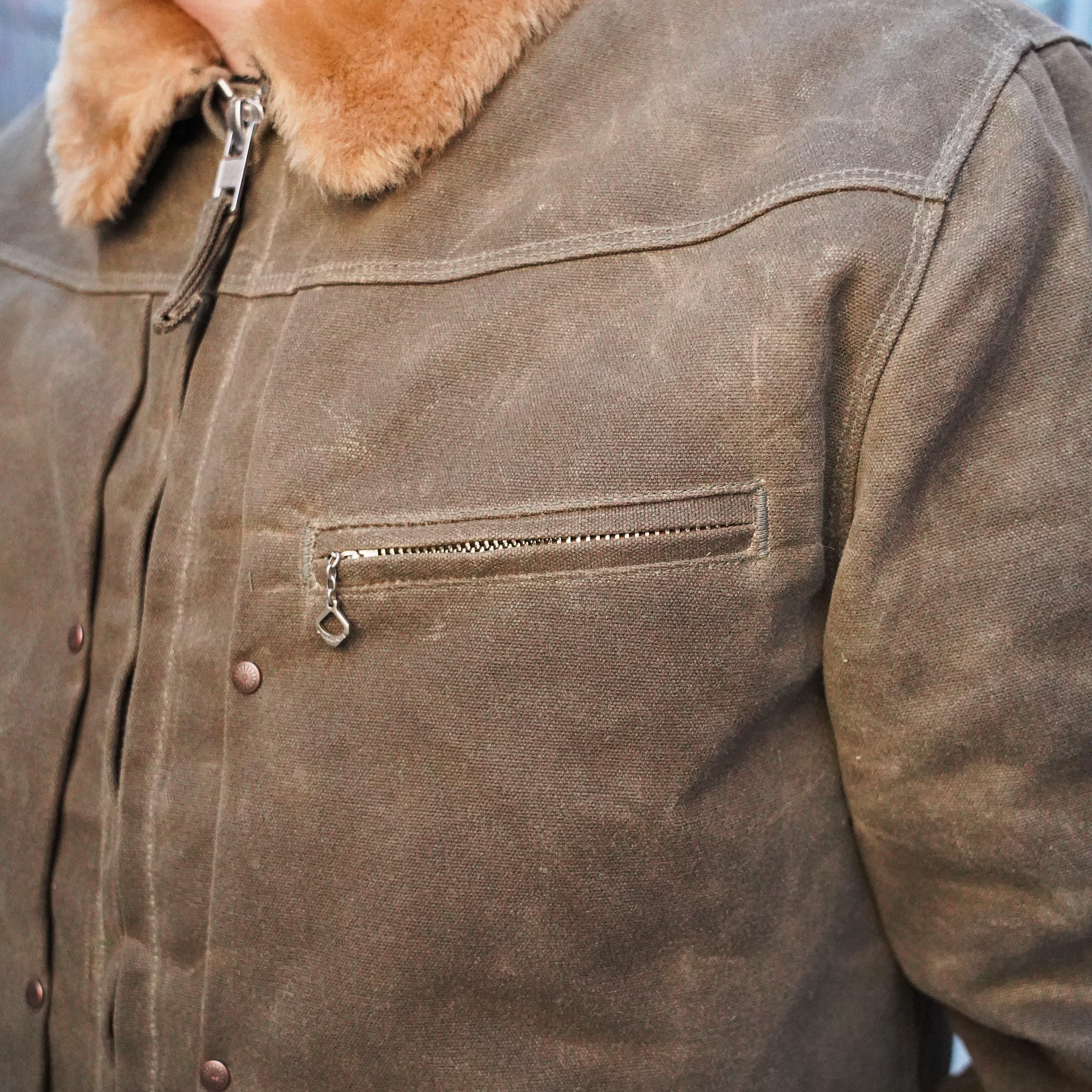 Freenote Cloth RJ-2 20oz Lined Riders Jacket - Tobacco