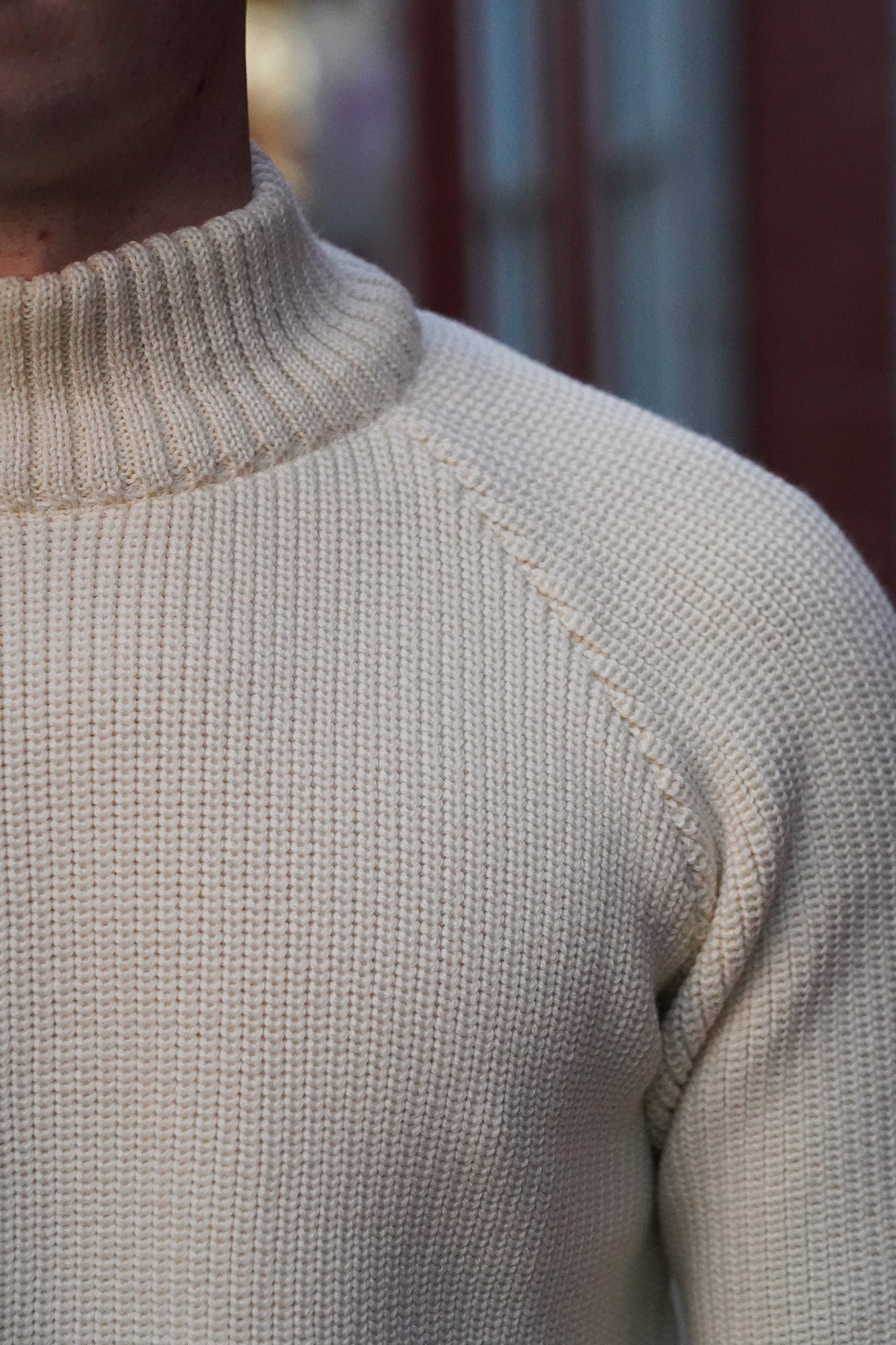 Heimat Textil Raglan Pullover Sweater - Seashell