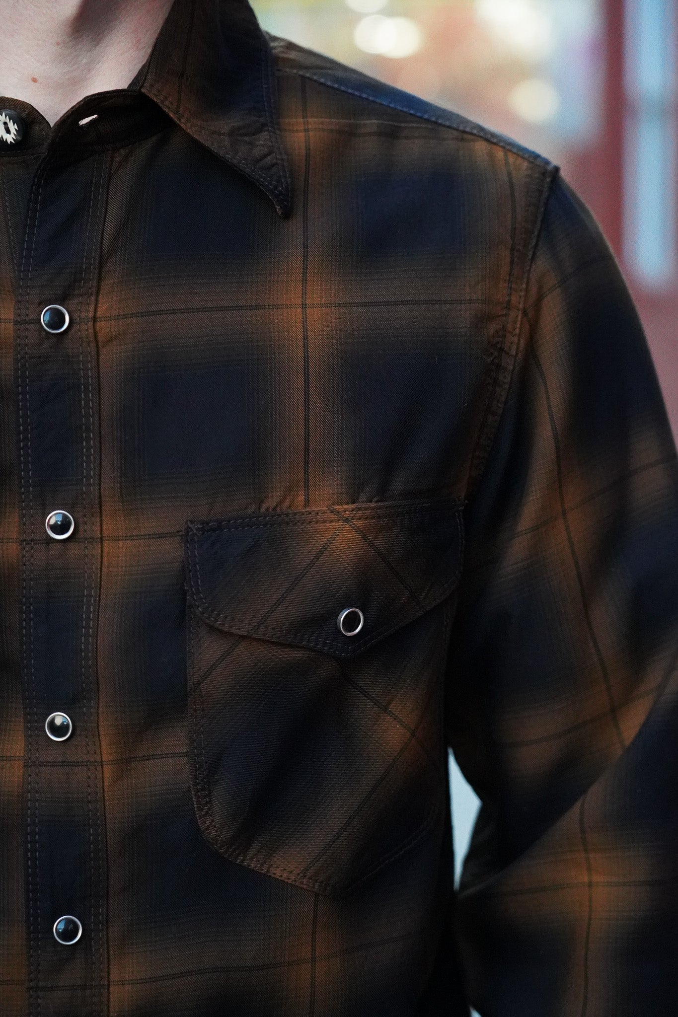 Freenote Cloth Bodie Shirt - Walnut Plaid