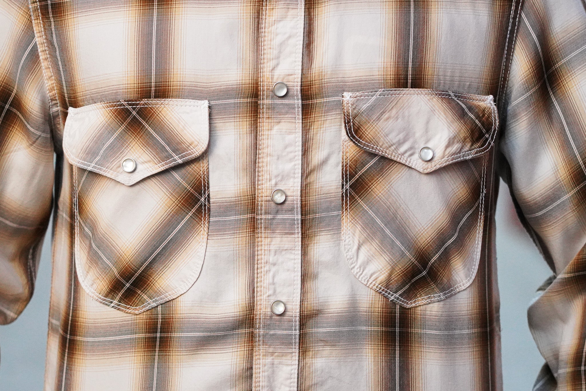Freenote Cloth Bodie Shirt - Oak Plaid