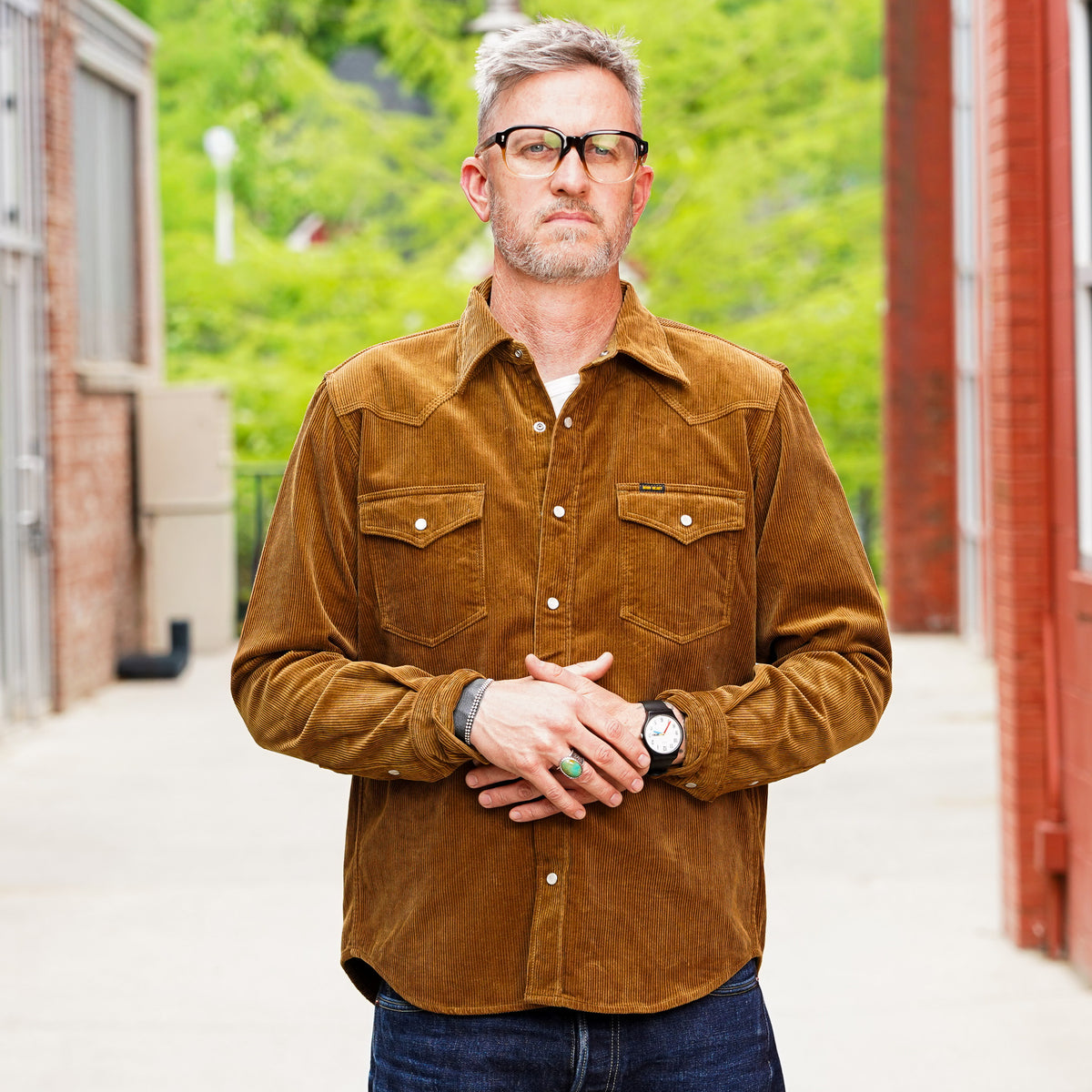 Iron Heart IHSH-398-CAM 11oz Corduroy Western Shirt - Camel – Guilty Party