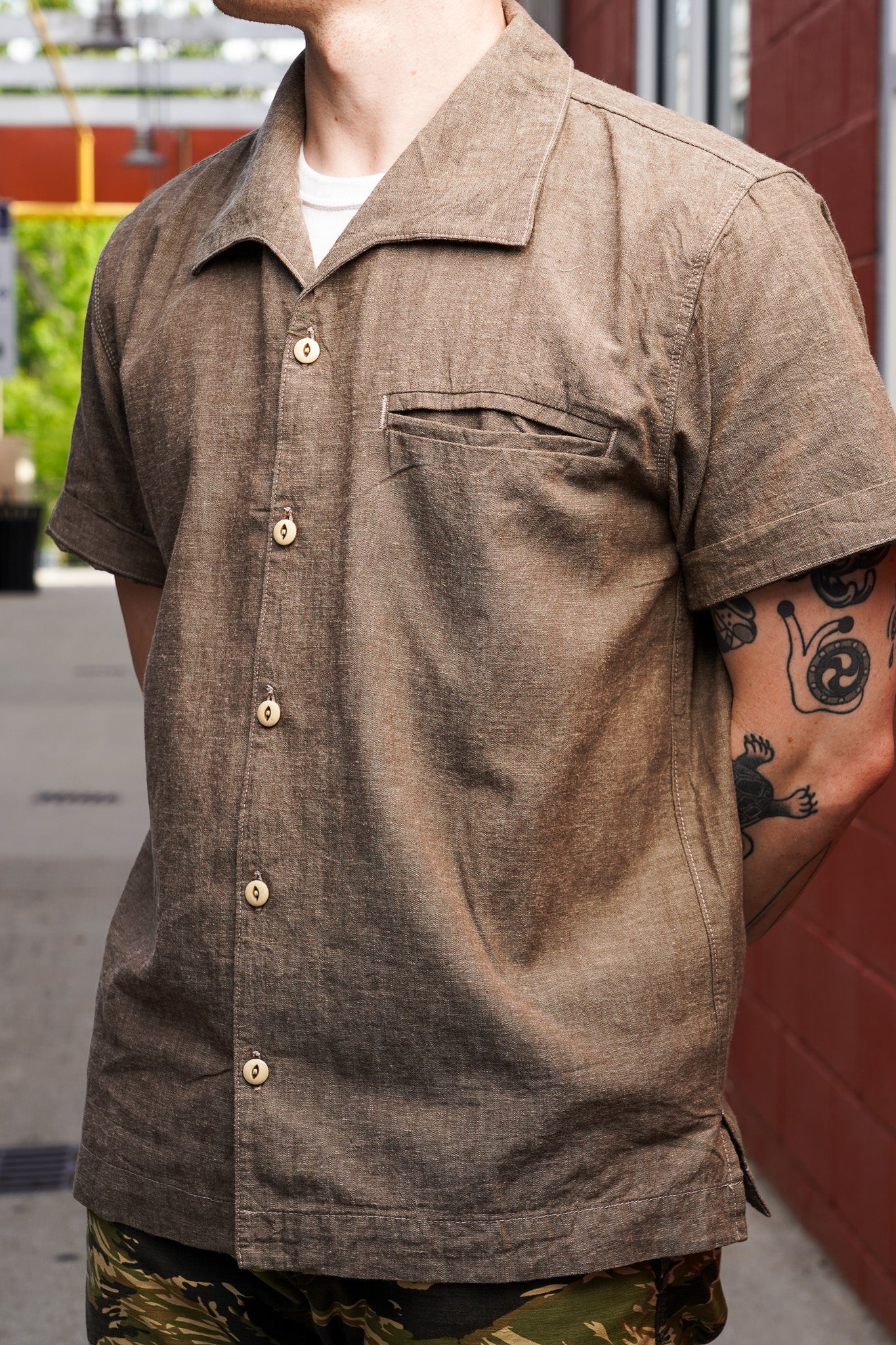 Freenote Cloth Cayucos Shirt - Dusty Brown