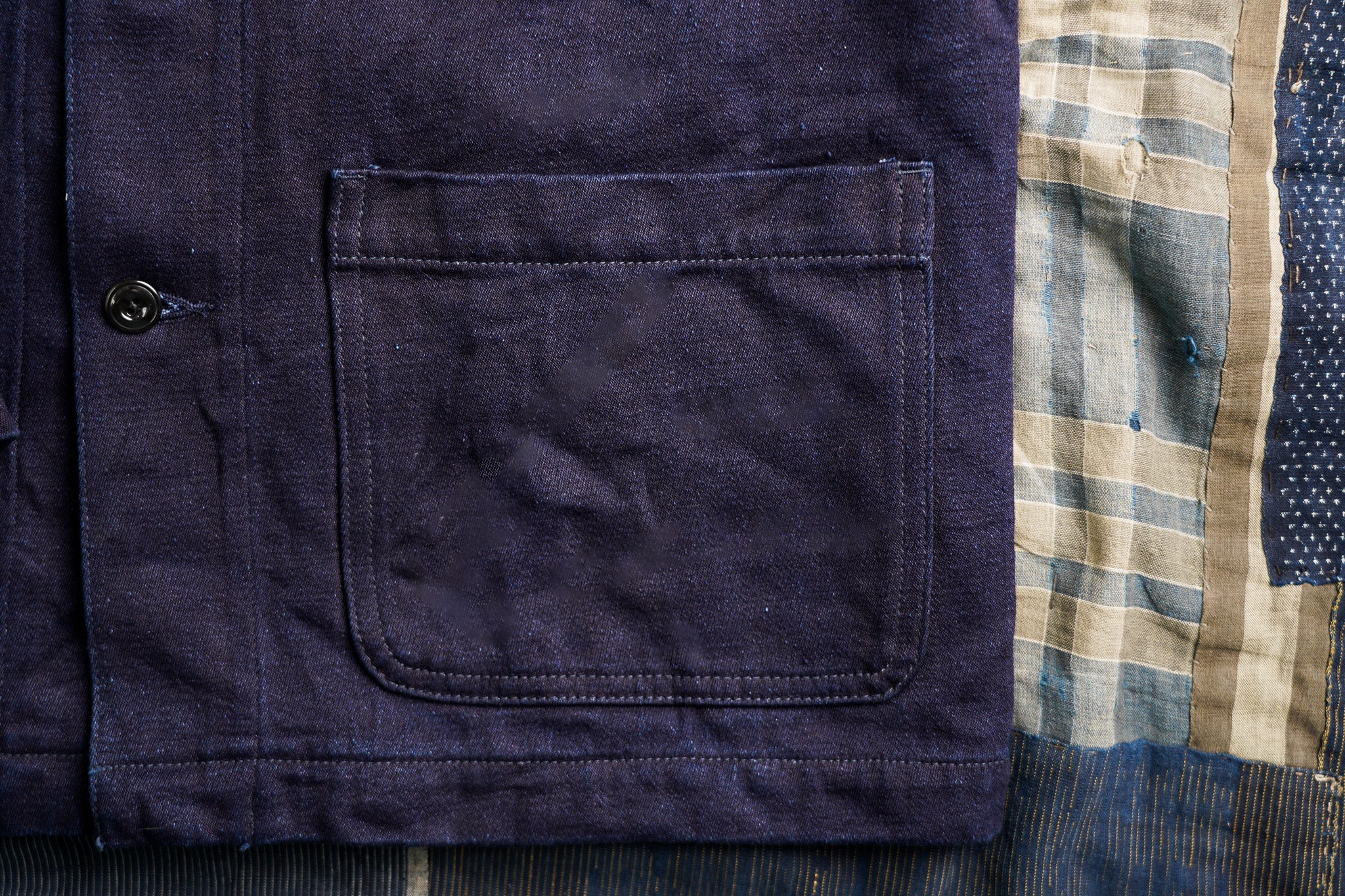 UES Tricotine Euro Jacket - Indigo