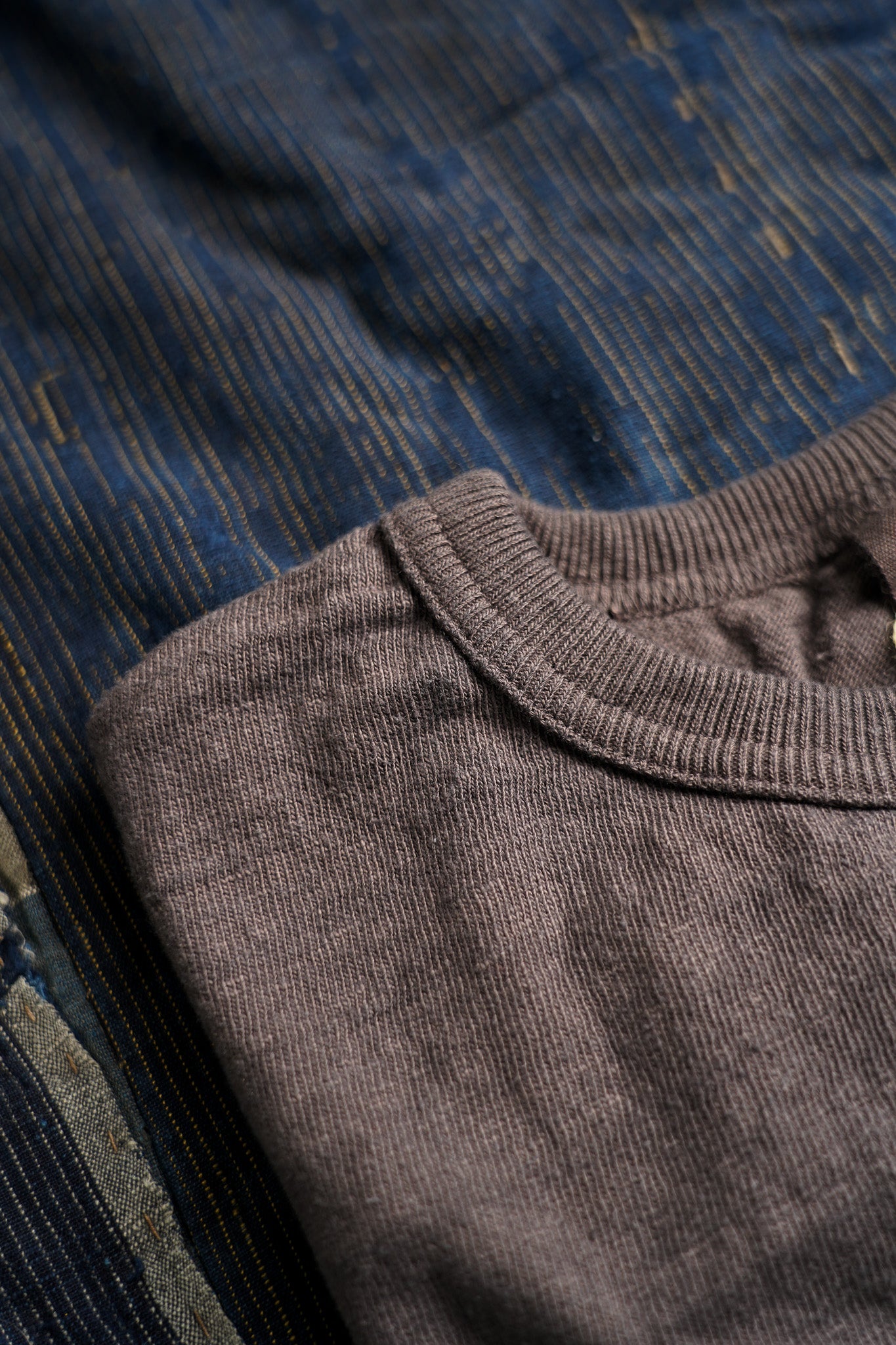 UES No. 8 Slub Nep Short Sleeve Tee - Steel Gray