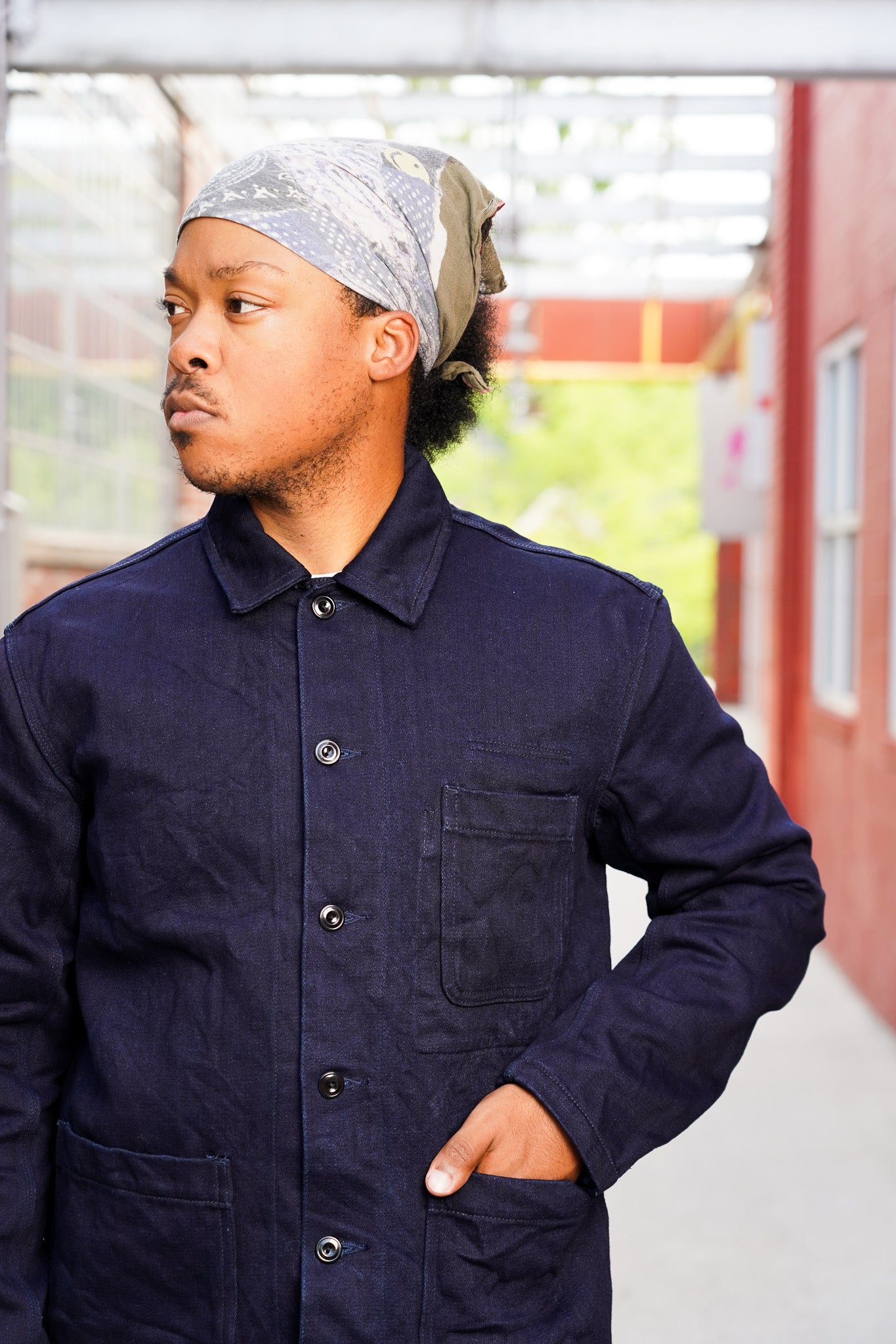 UES Tricotine Euro Jacket - Indigo
