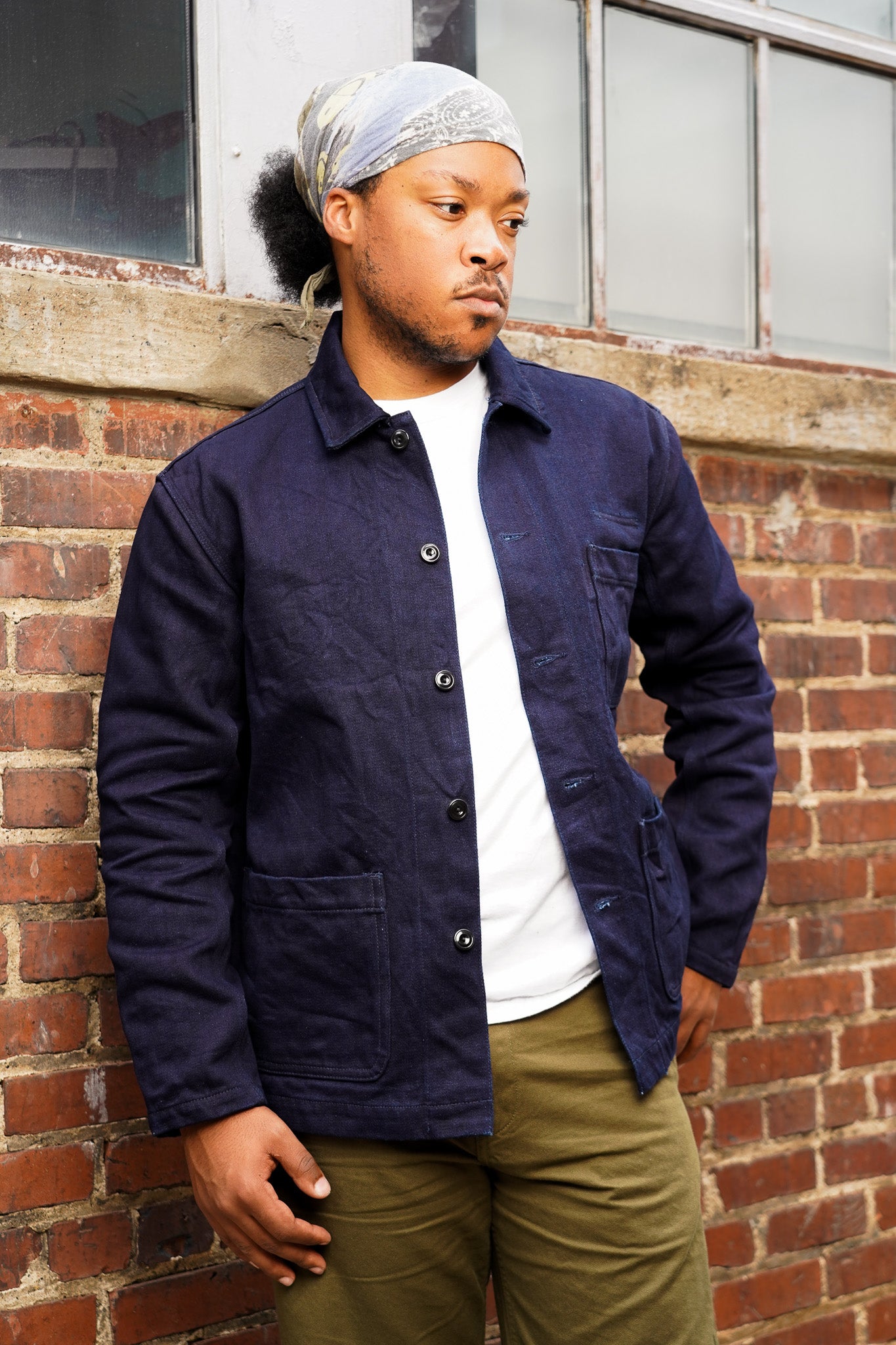 UES Tricotine Euro Jacket - Indigo