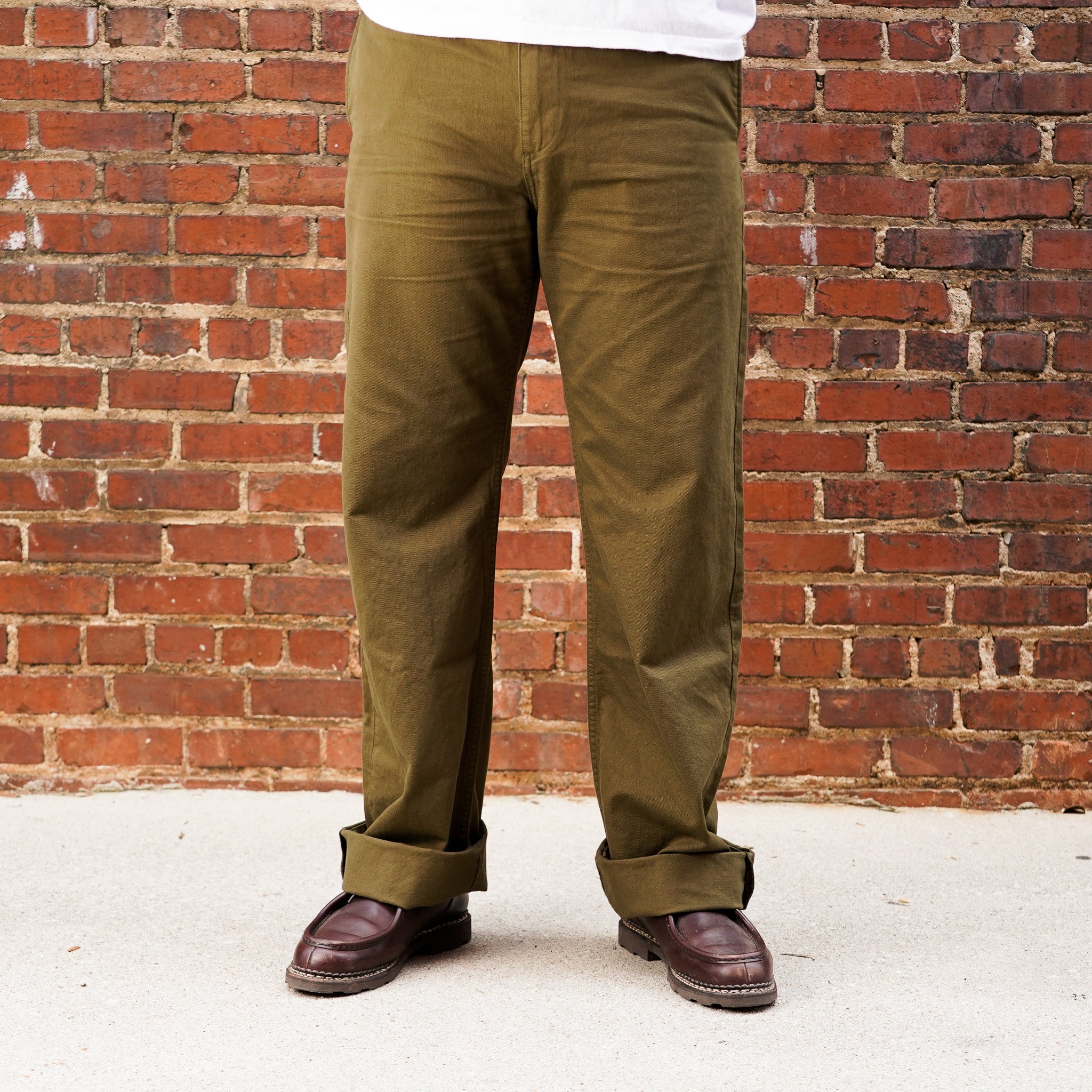 Freenote Cloth 9oz Shifter Pant - Olive Twill