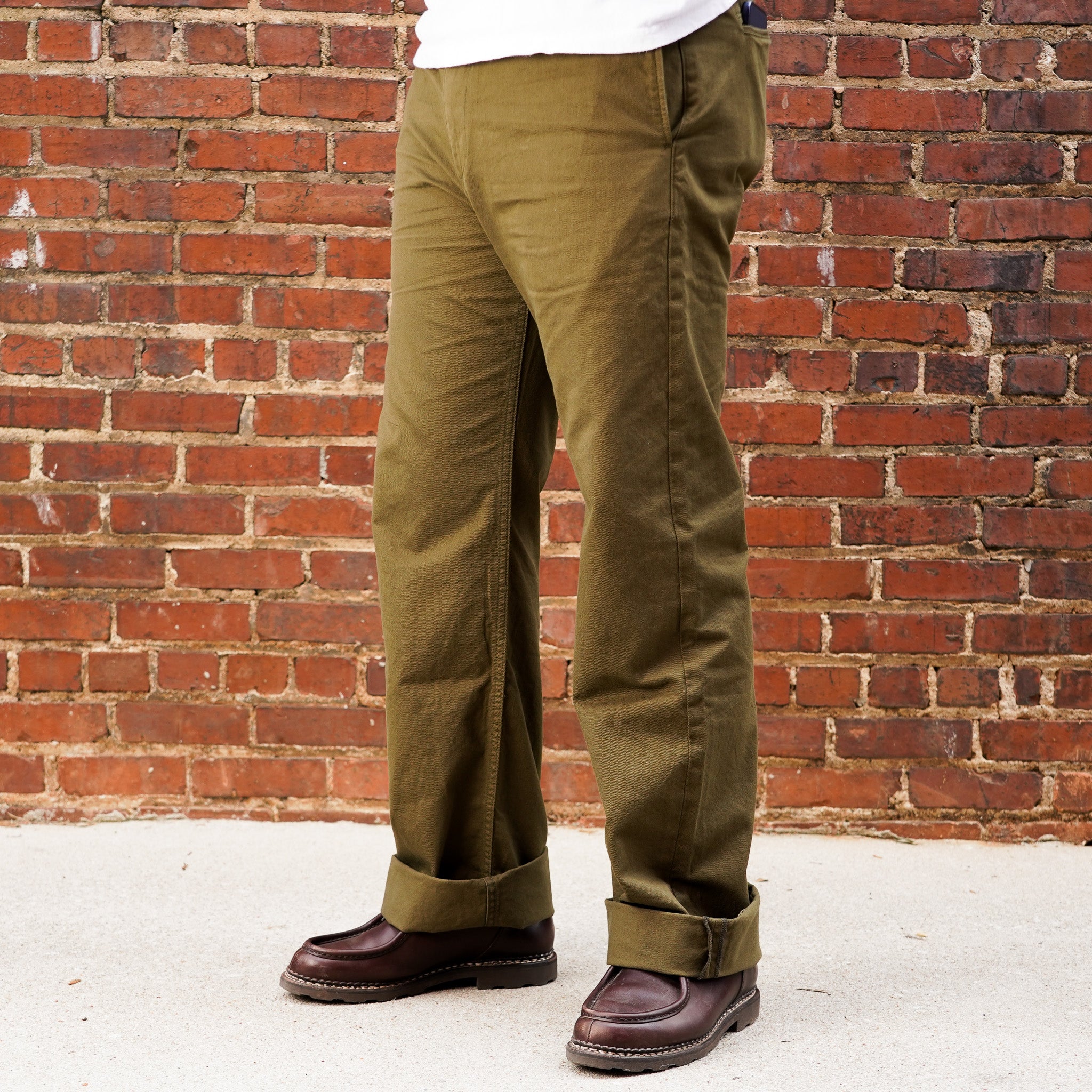Freenote Cloth 9oz Shifter Pant - Olive Twill