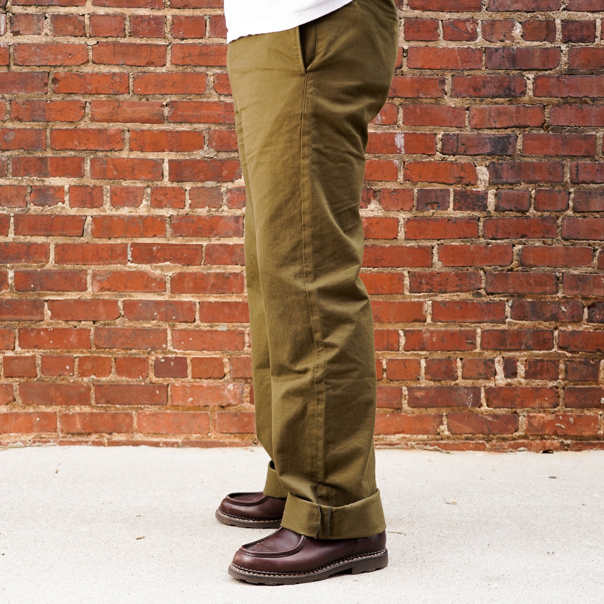 Freenote Cloth 9oz Shifter Pant - Olive Twill