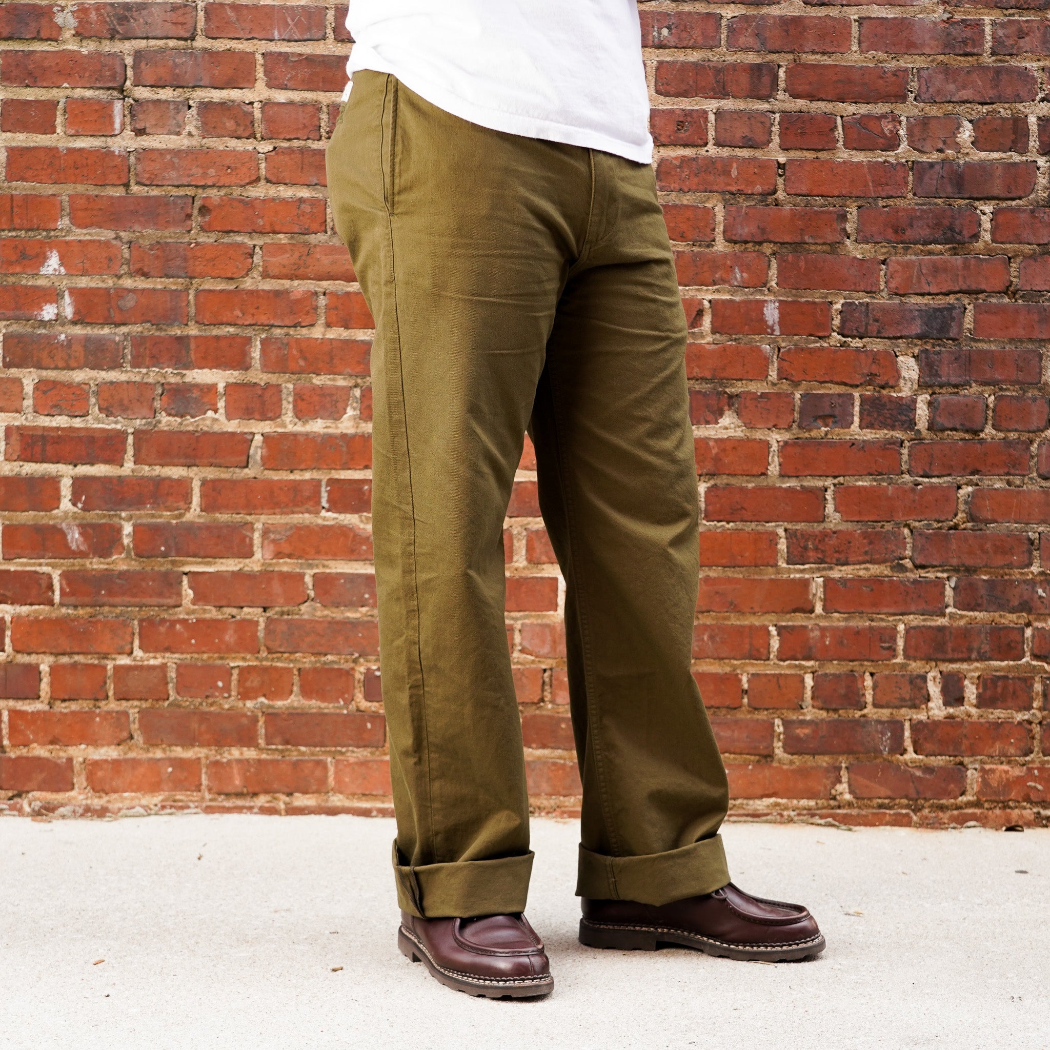 Freenote Cloth 9oz Shifter Pant - Olive Twill