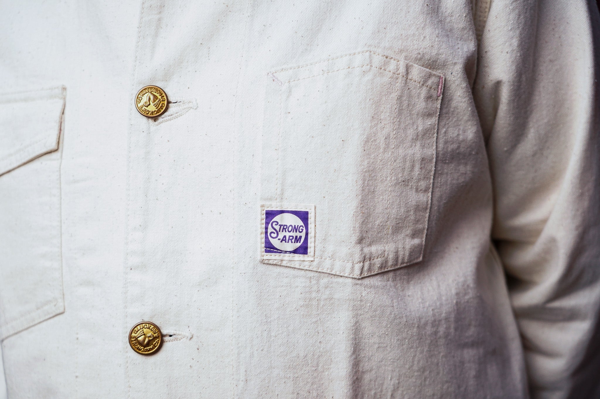 John Gluckow JG-29 House Painter's Jacket - Ecru