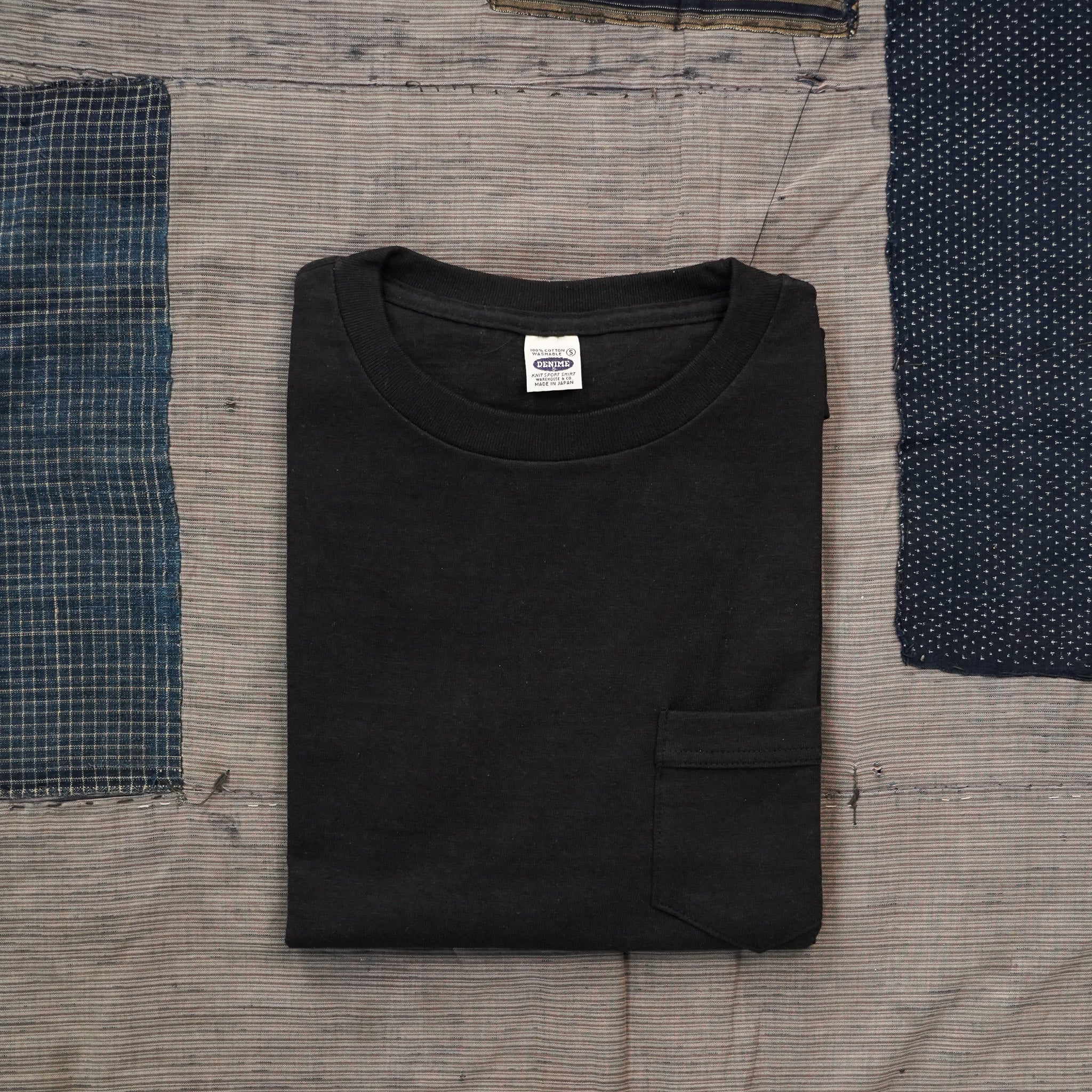 Denime Lot 273 Pocket Tee - Black