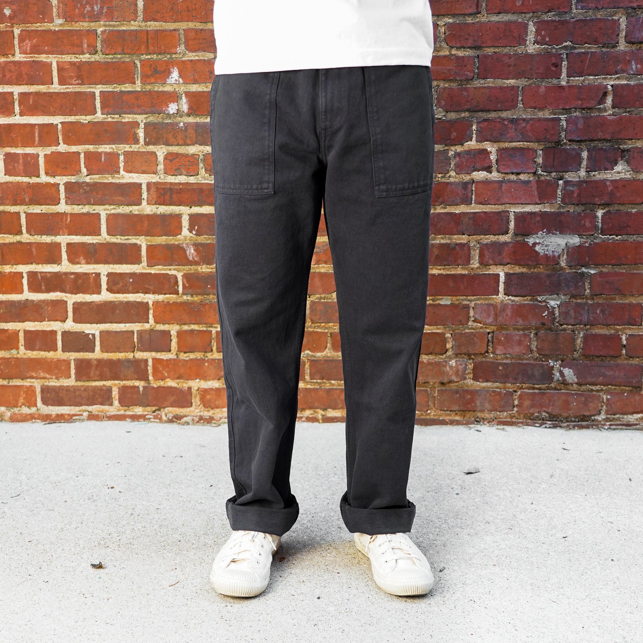 Merz b. Schwanen Workers's Cotton Twill Drawstring Pants