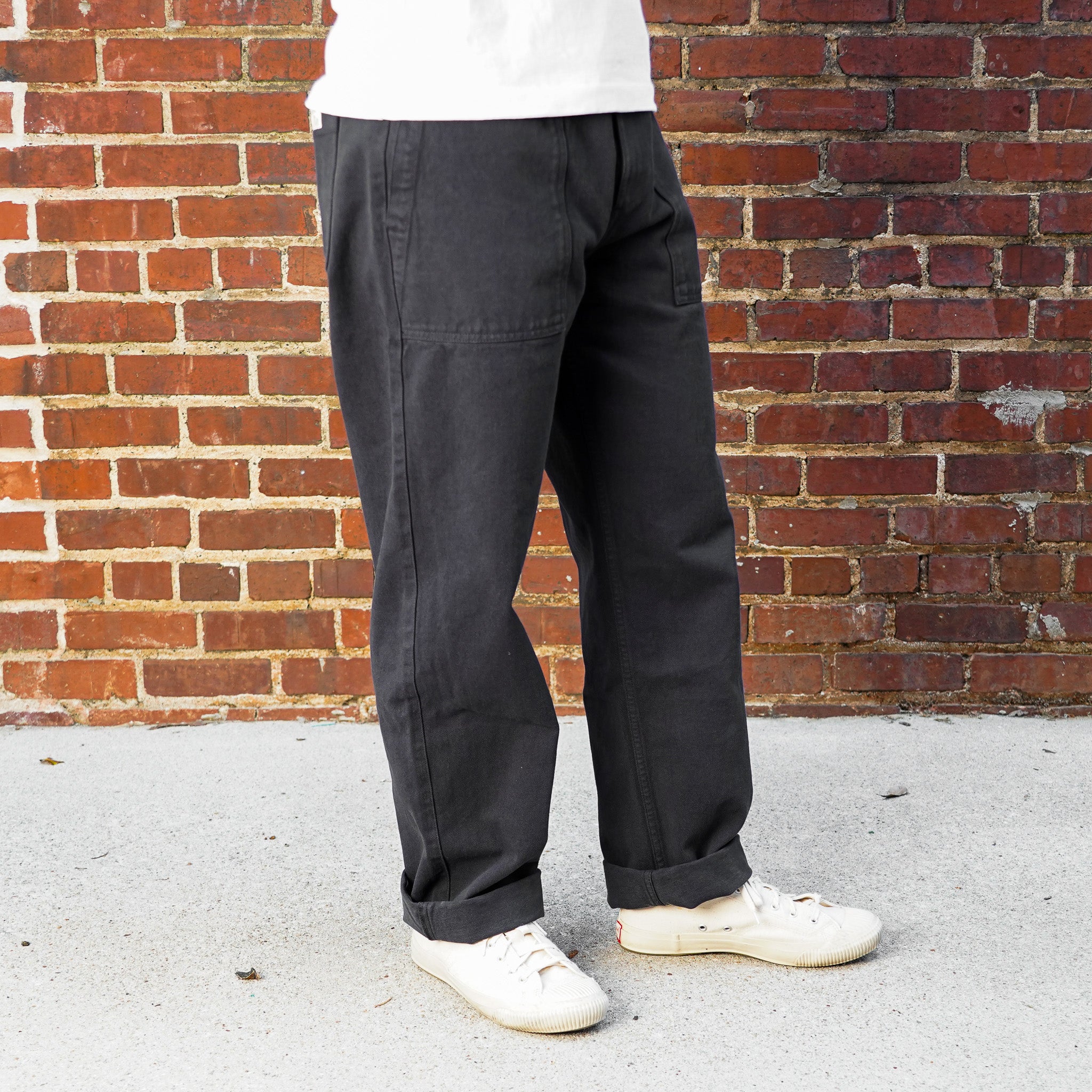 Merz b. Schwanen Workers's Cotton Twill Drawstring Pants