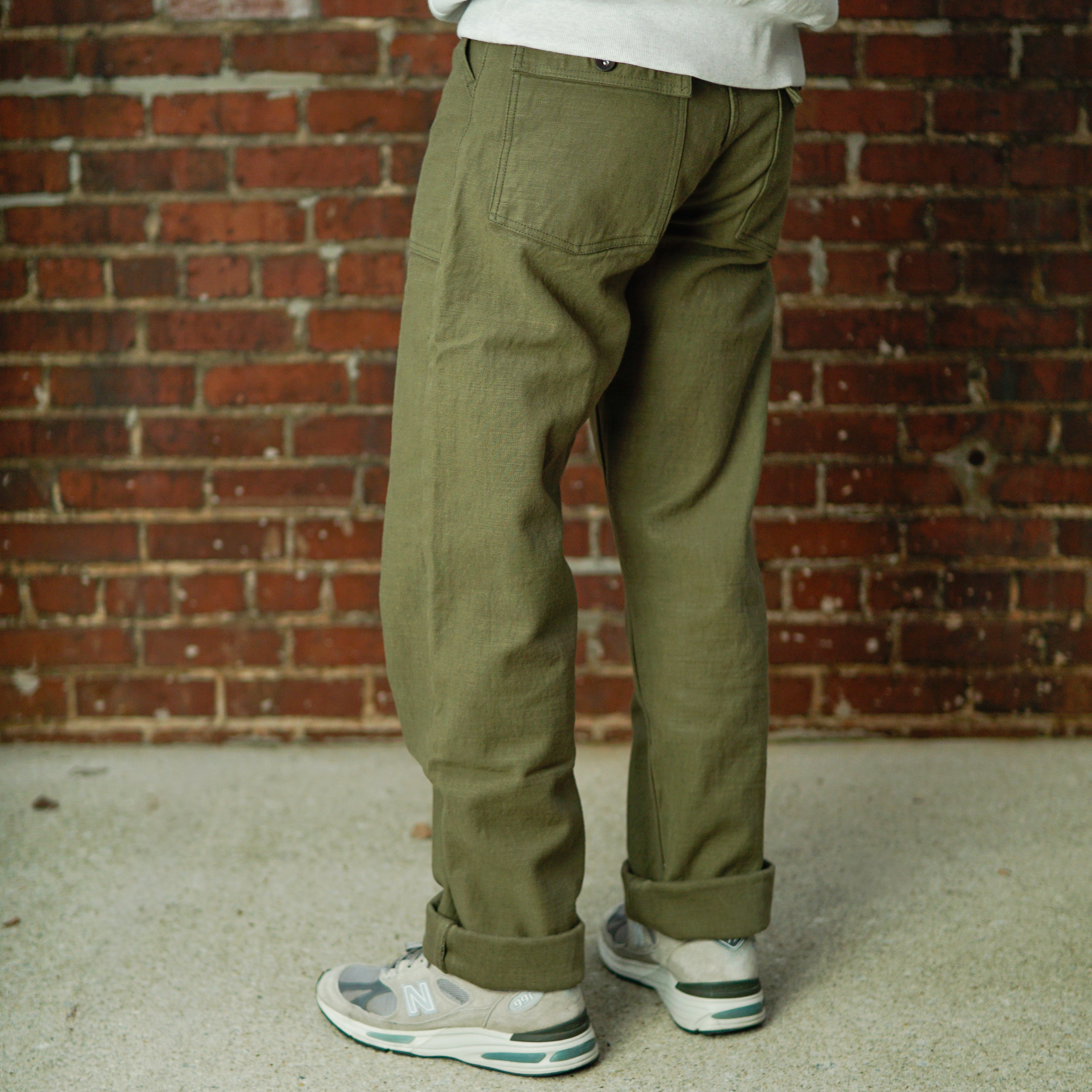 Samurai SJ52BP 15oz Baker Pant - Olive – Guilty Party