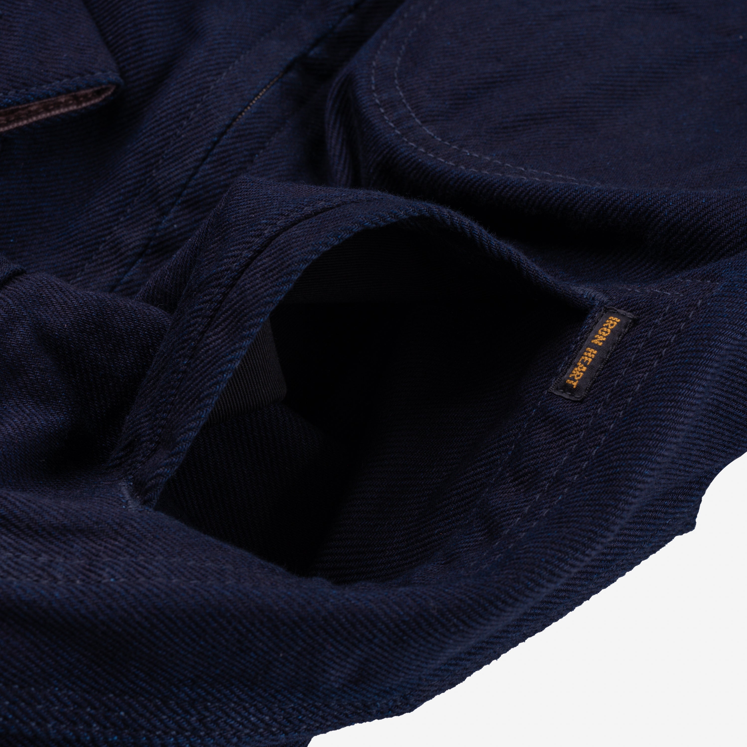 Iron Heart IHJ-143-IND 12oz Kersey Work Jacket - Indigo/Black