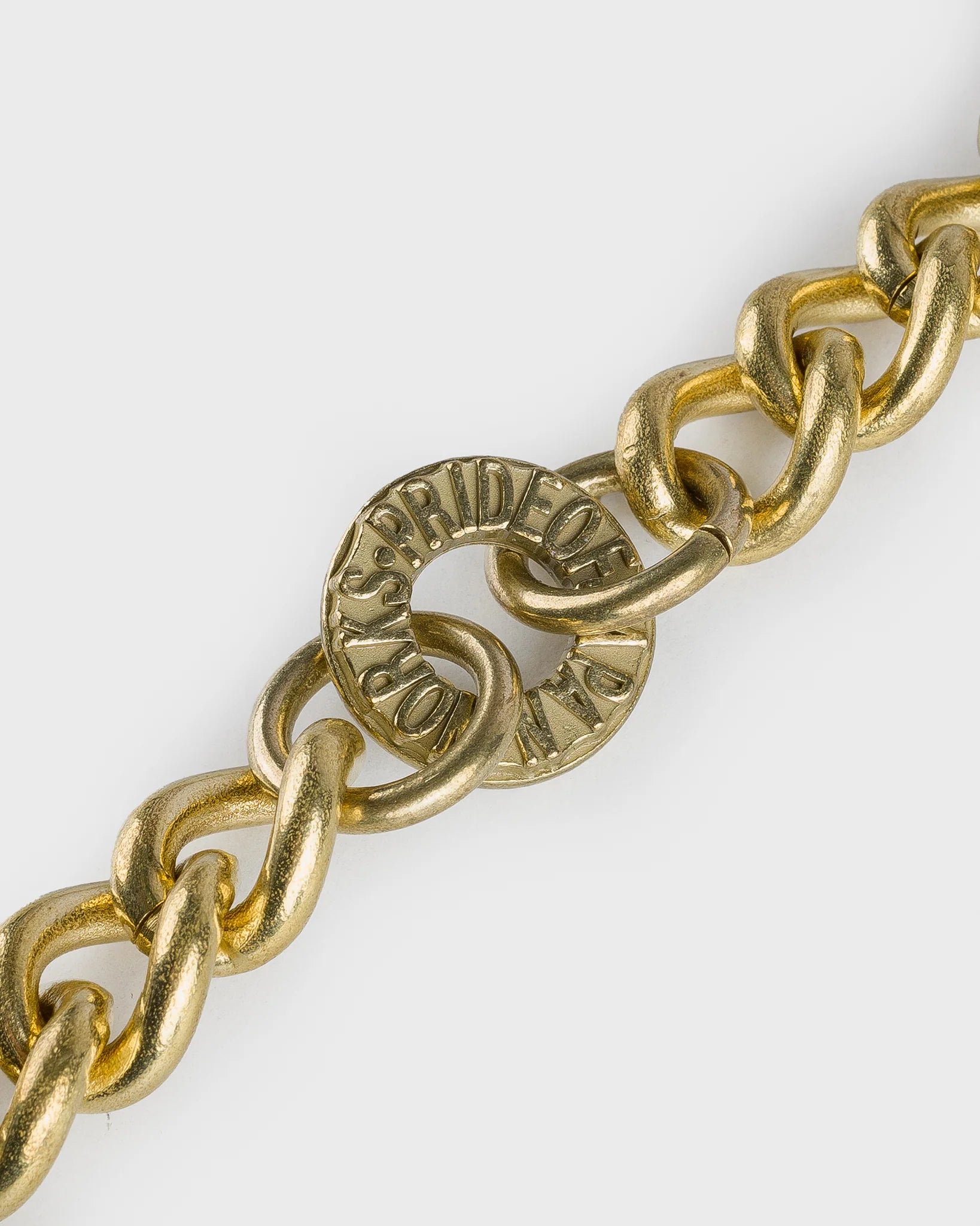 Iron Heart IHW-6 Brass Wallet Chain w/ Hook & Rings