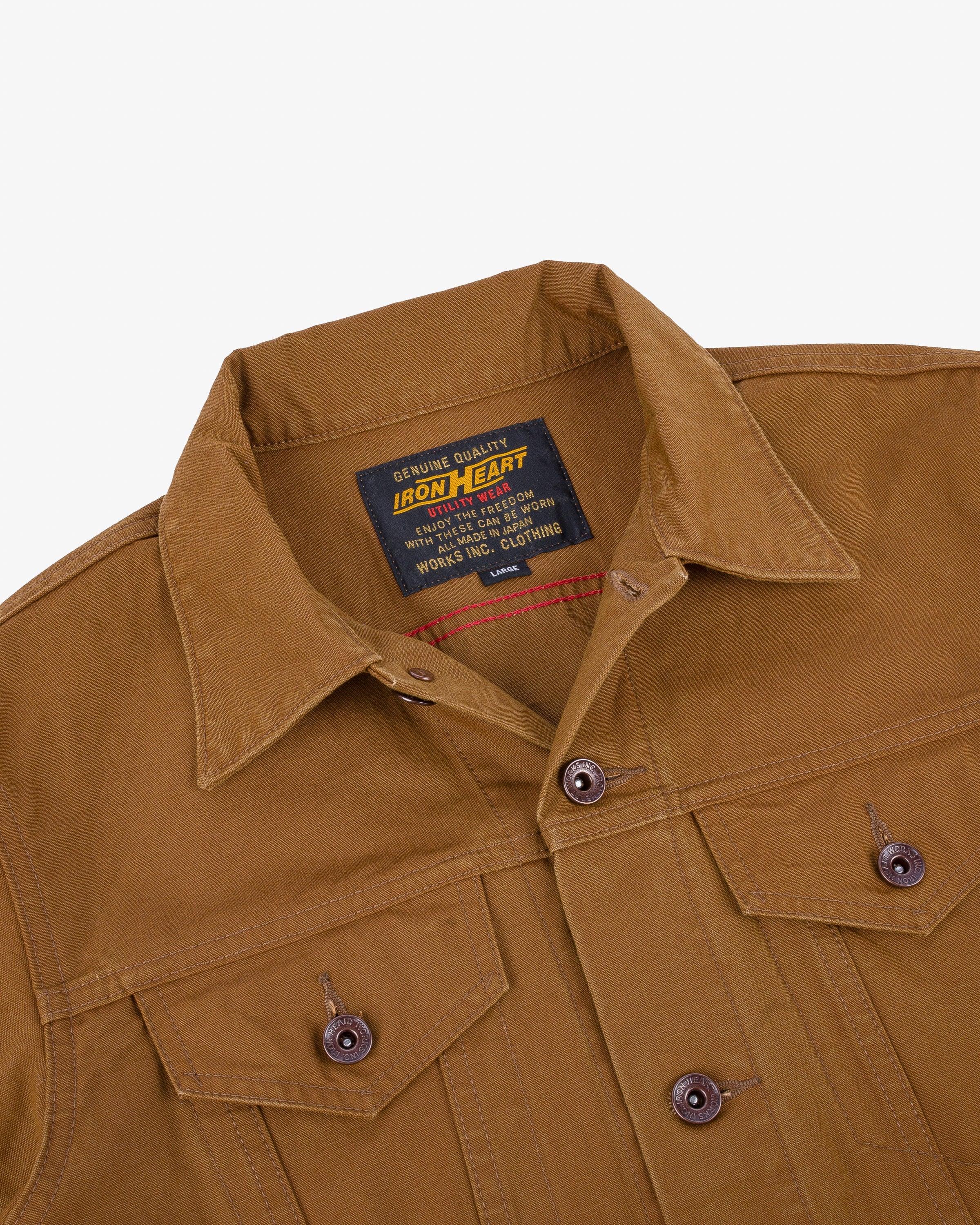 Iron Heart IHJ-147-BRN 9oz Canvas Type III Jacket - Brown – Guilty