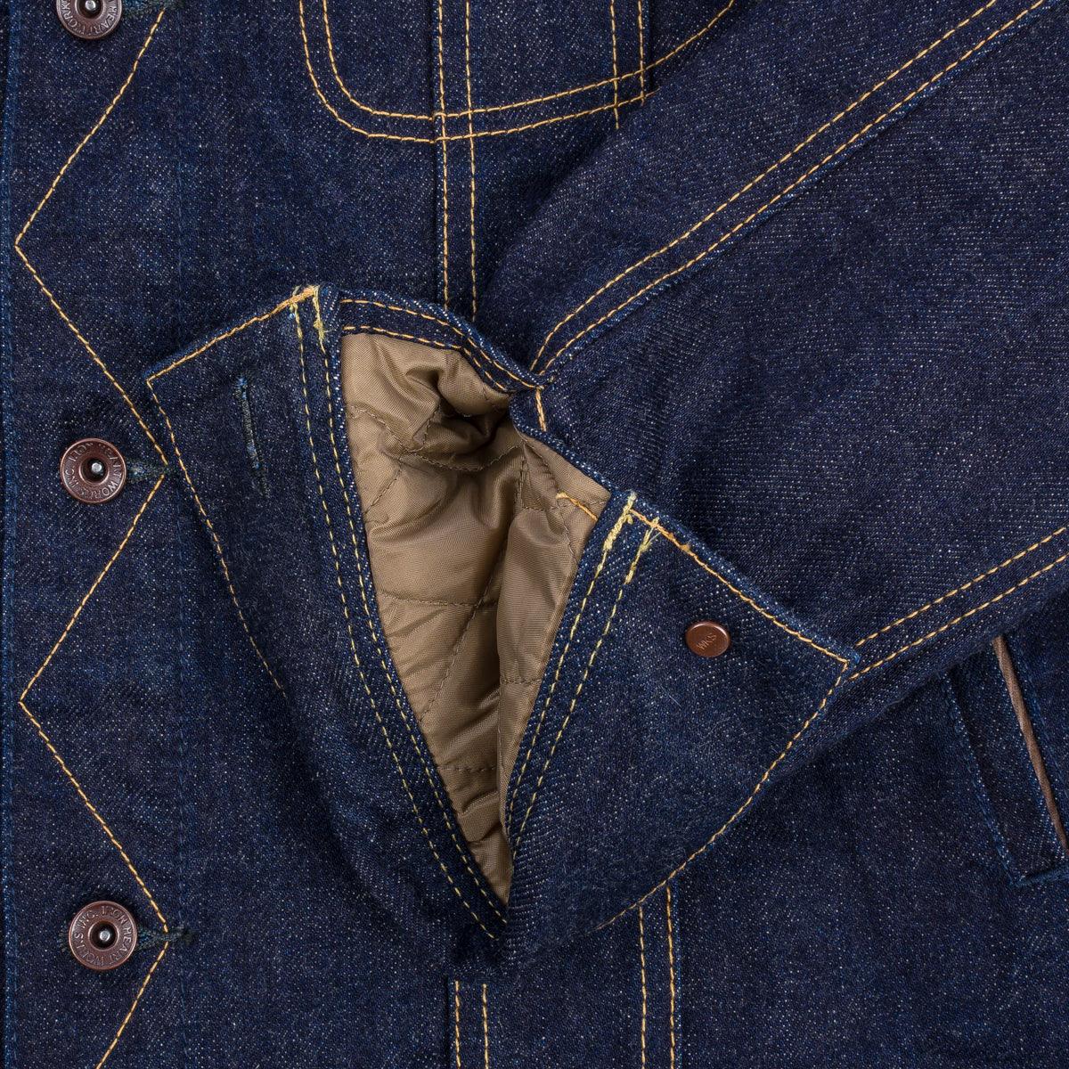 Iron Heart IH-101J-SR 18oz Selvedge Denim Storm Rider Jacket - Indigo