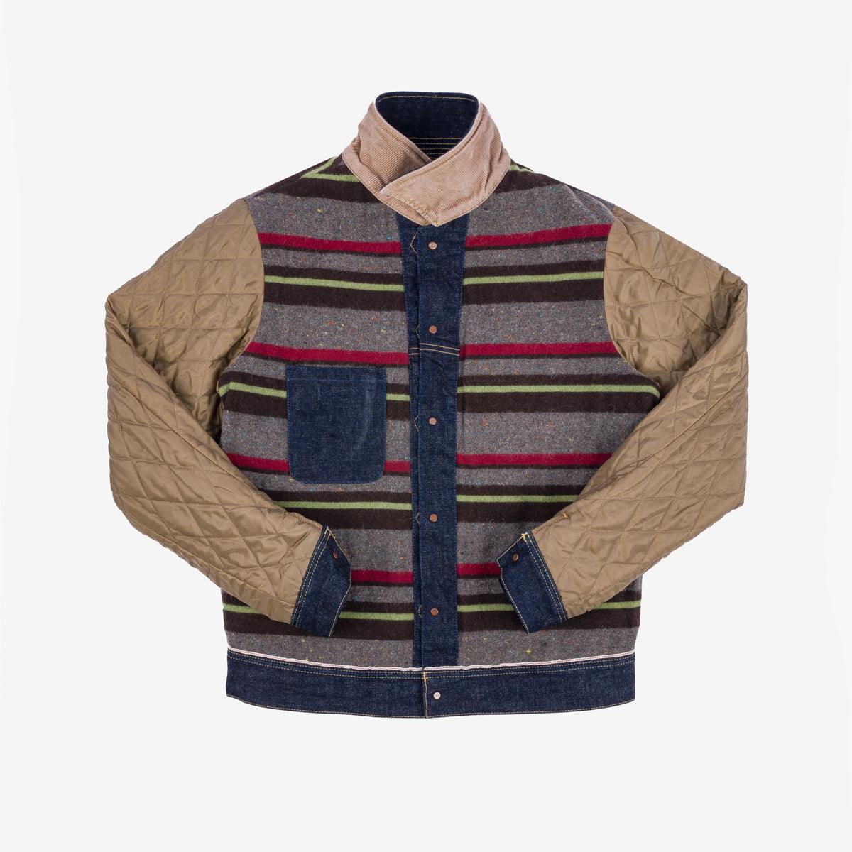 Iron Heart IH-101J-SR 18oz Selvedge Denim Storm Rider Jacket - Indigo