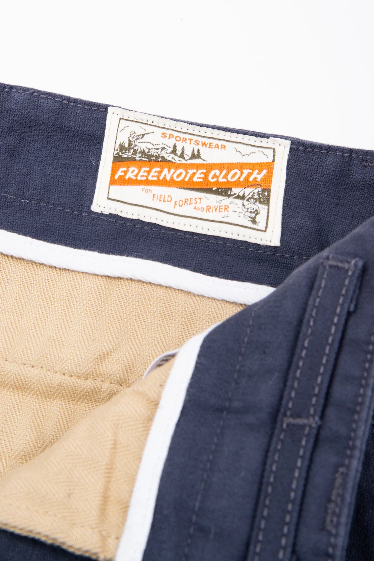 Freenote Cloth Deck Pant Straight Fit - Navy