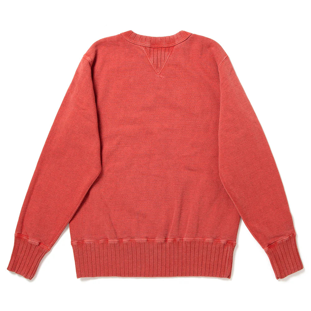 Studio D'Artisan 8188D Bengala Dyed Loopwheel Sweatshirt - Red