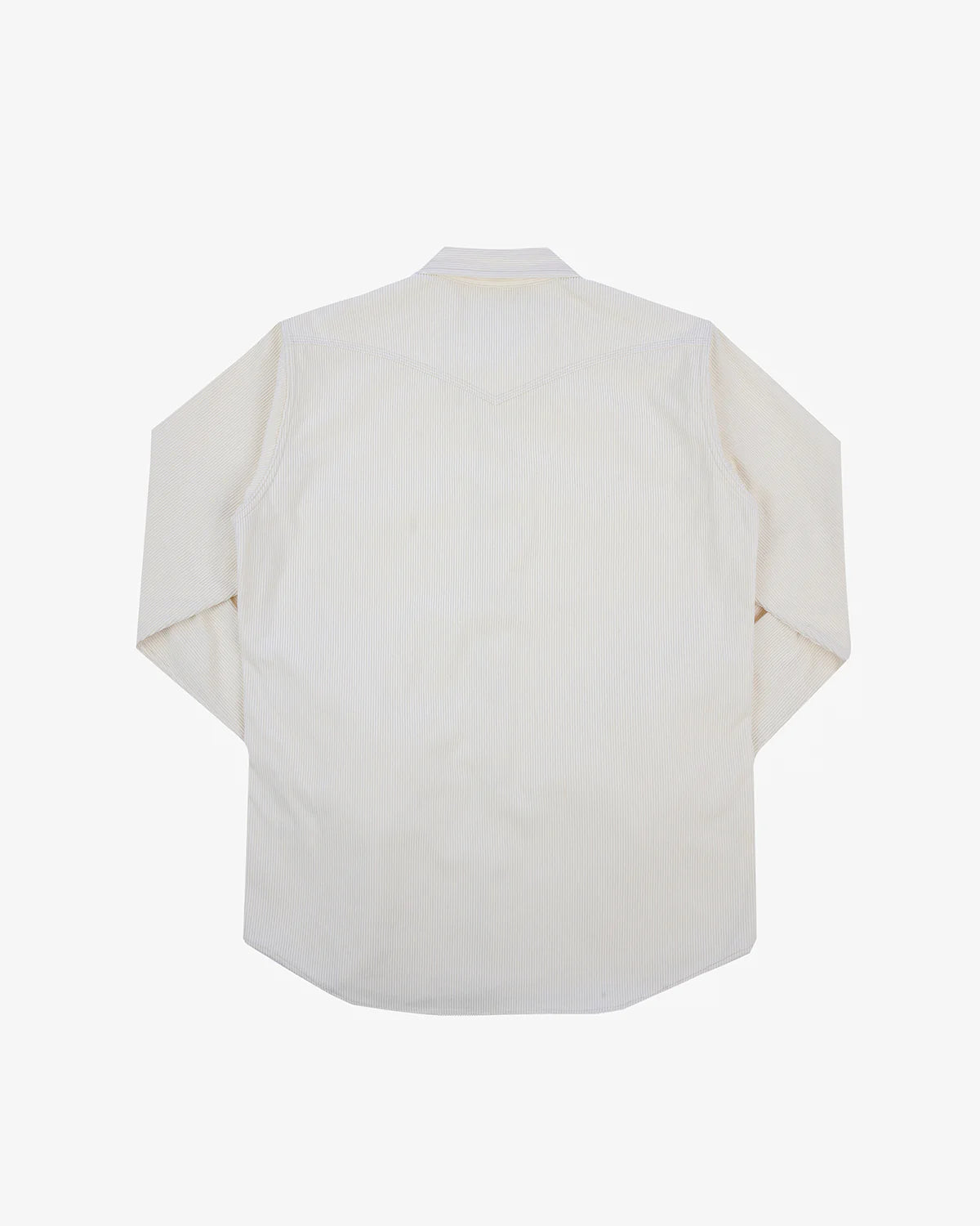 Iron Heart IHSH-398-WHT 11oz Corduroy Western Shirt - Off White