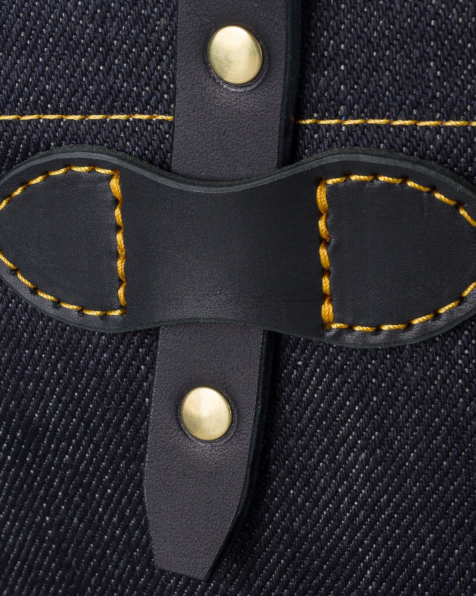 Iron Heart IHE-49-IND 25oz Selvedge Denim Tote Bag - Indigo