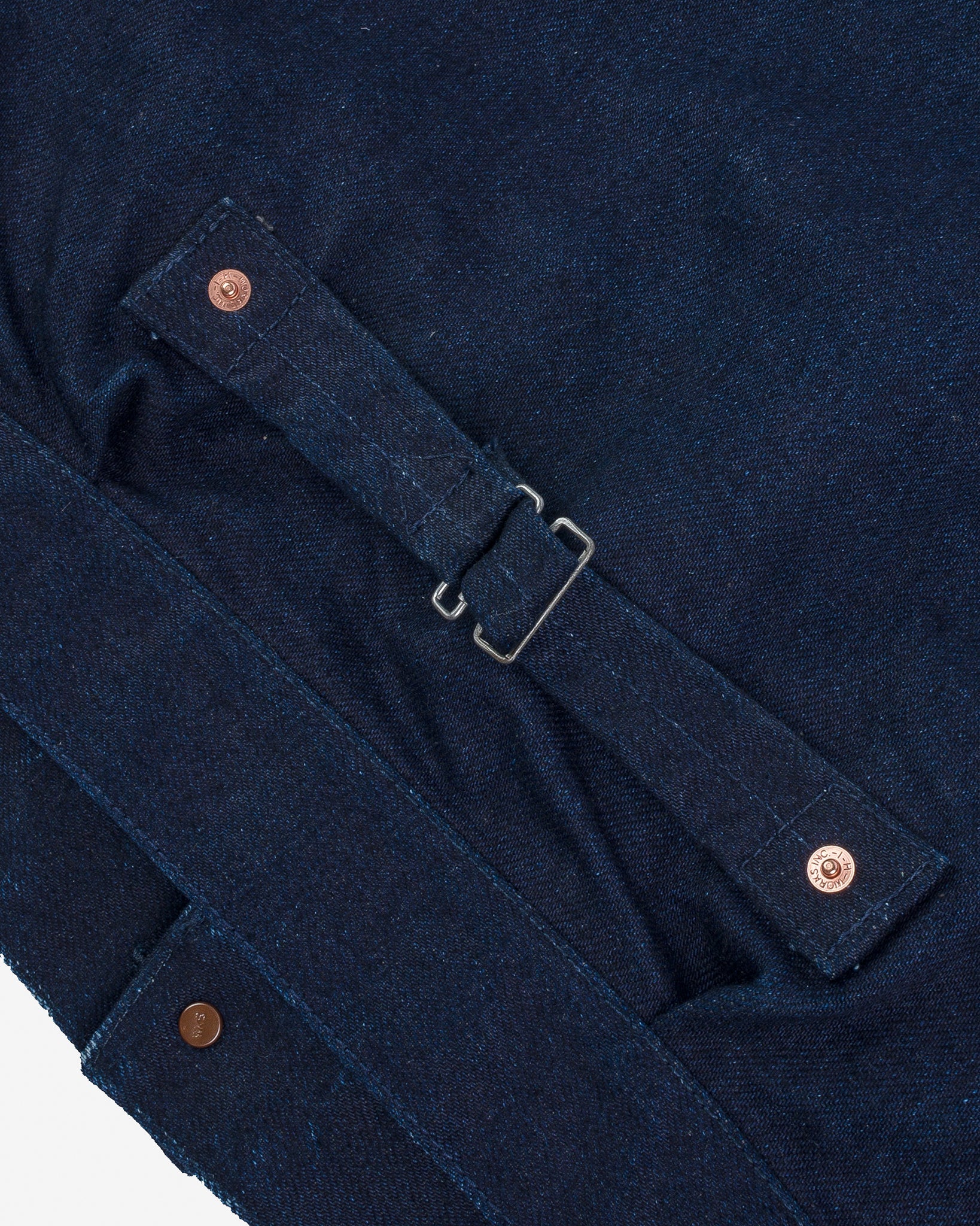 Iron Heart IHJ-140-IG 19oz Selvedge Denim Type I Jacket - Indigo/Grey
