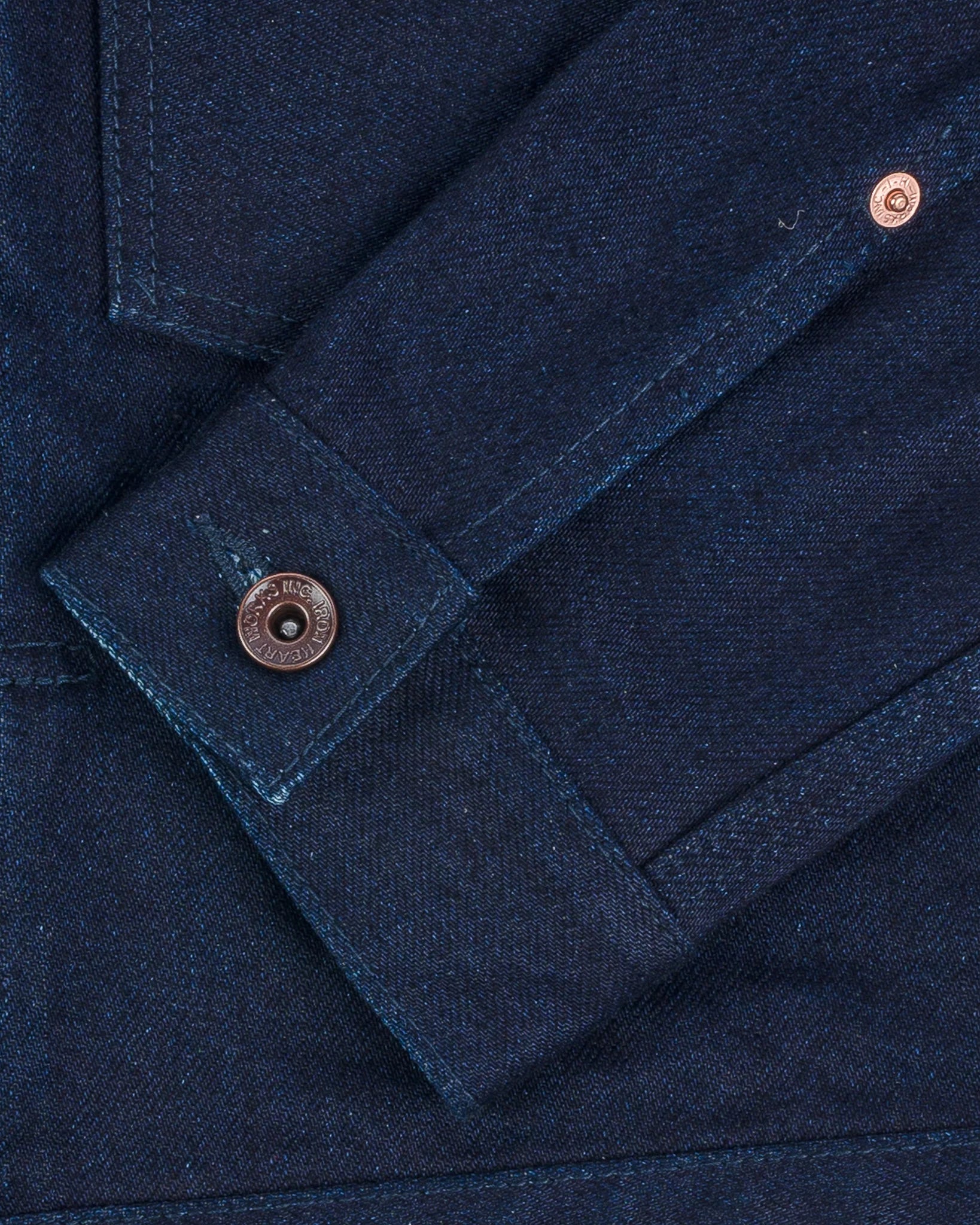 Iron Heart IHJ-140-IG 19oz Selvedge Denim Type I Jacket - Indigo/Grey