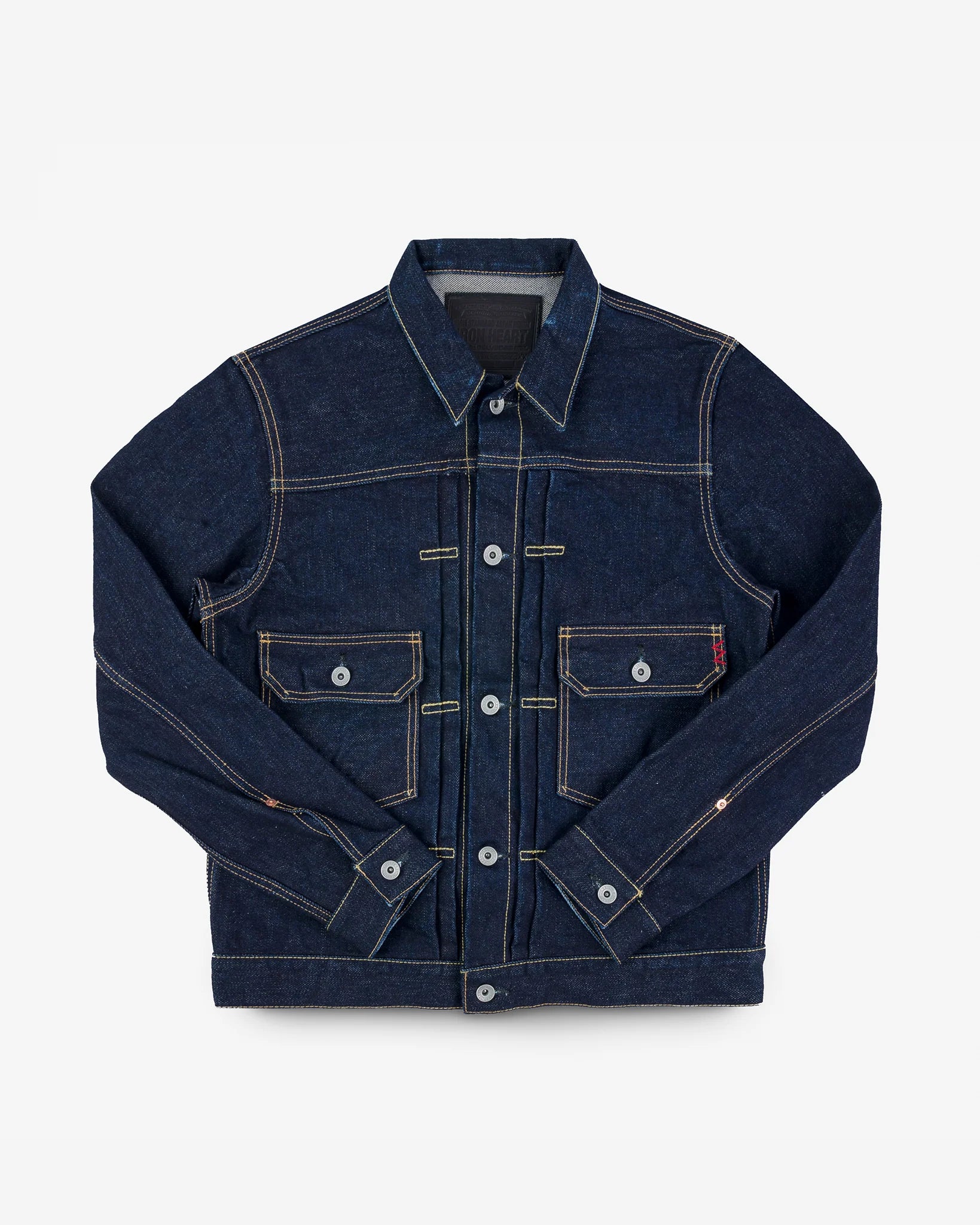 Iron Heart IHJ-139-IND 19oz Selvedge Denim Type II Jacket - Indigo