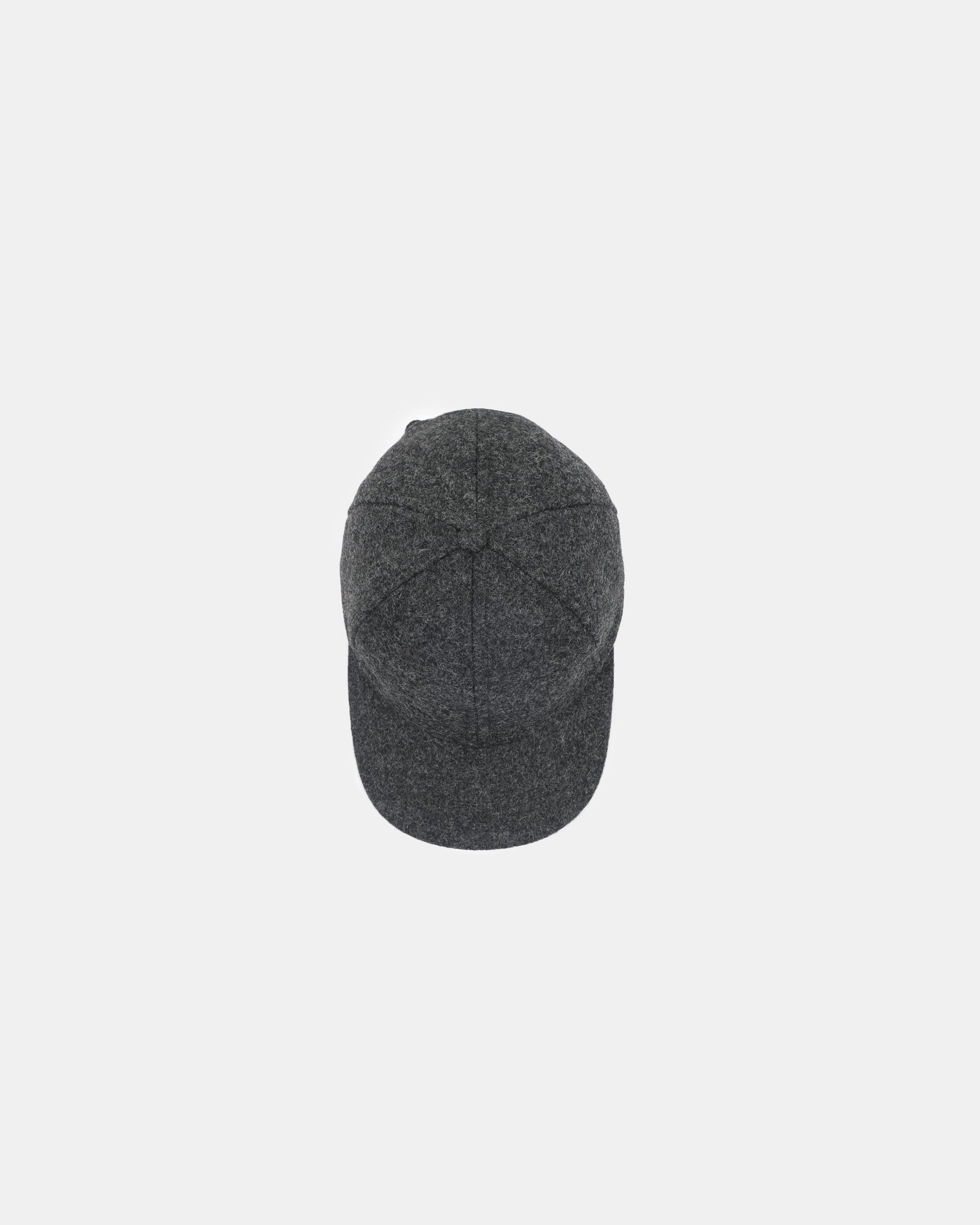 Dehen 1920 Unstructured Baseball Hat - Granite Melton Wool