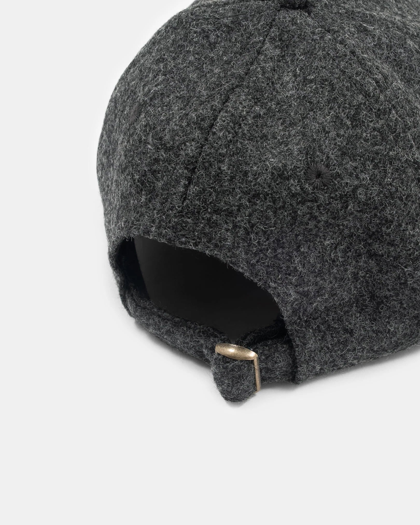 Dehen 1920 Unstructured Baseball Hat - Granite Melton Wool