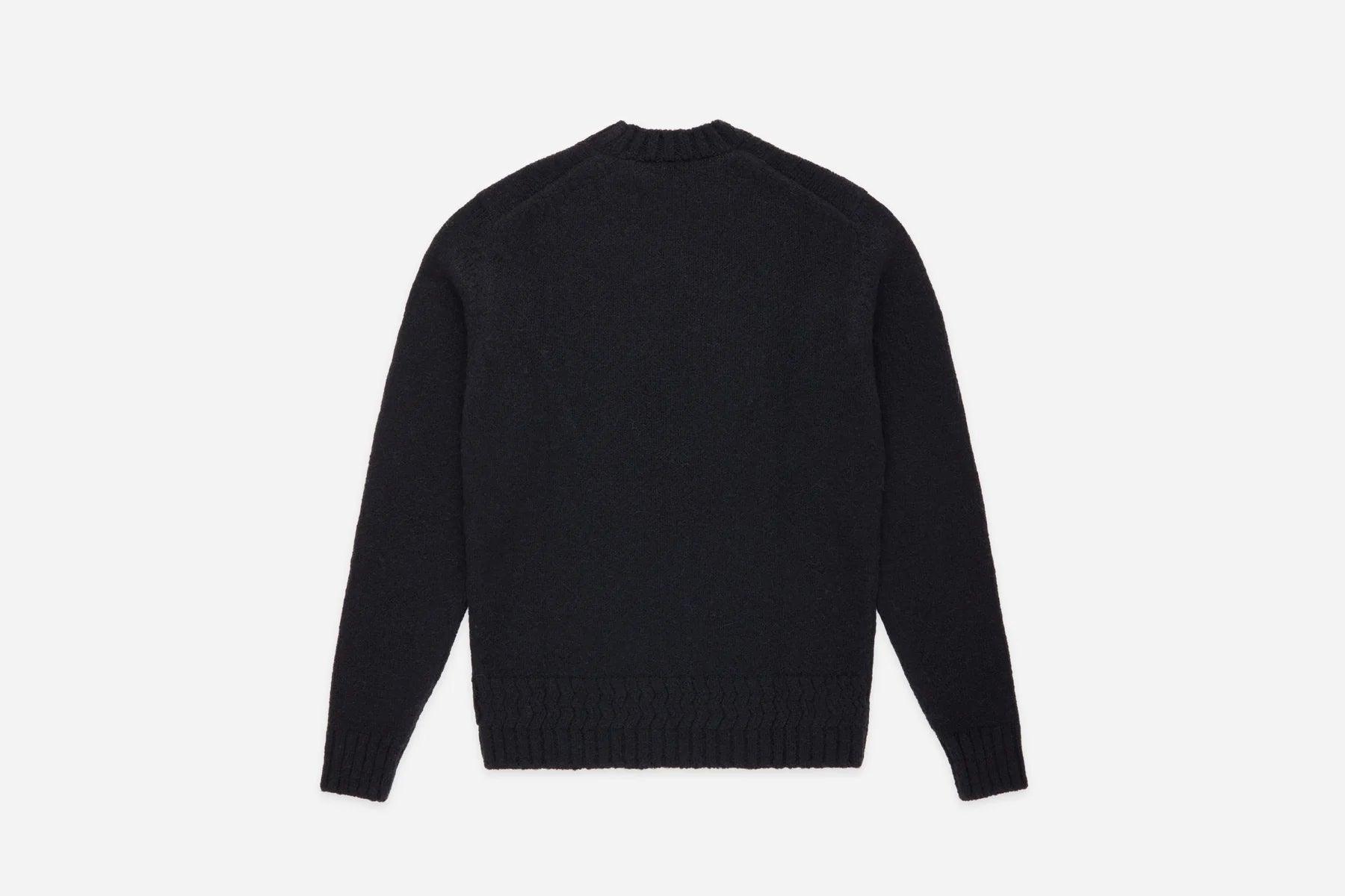 3sixteen Alpaca Crewneck Sweater - Black