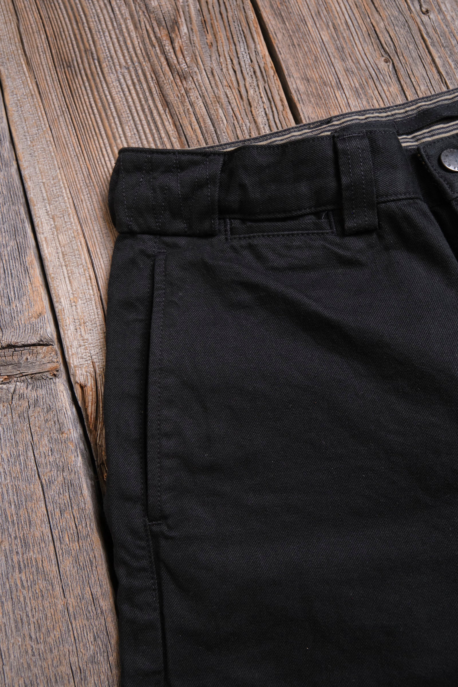 Freenote Cloth 9oz Shifter Pant - Black Twill