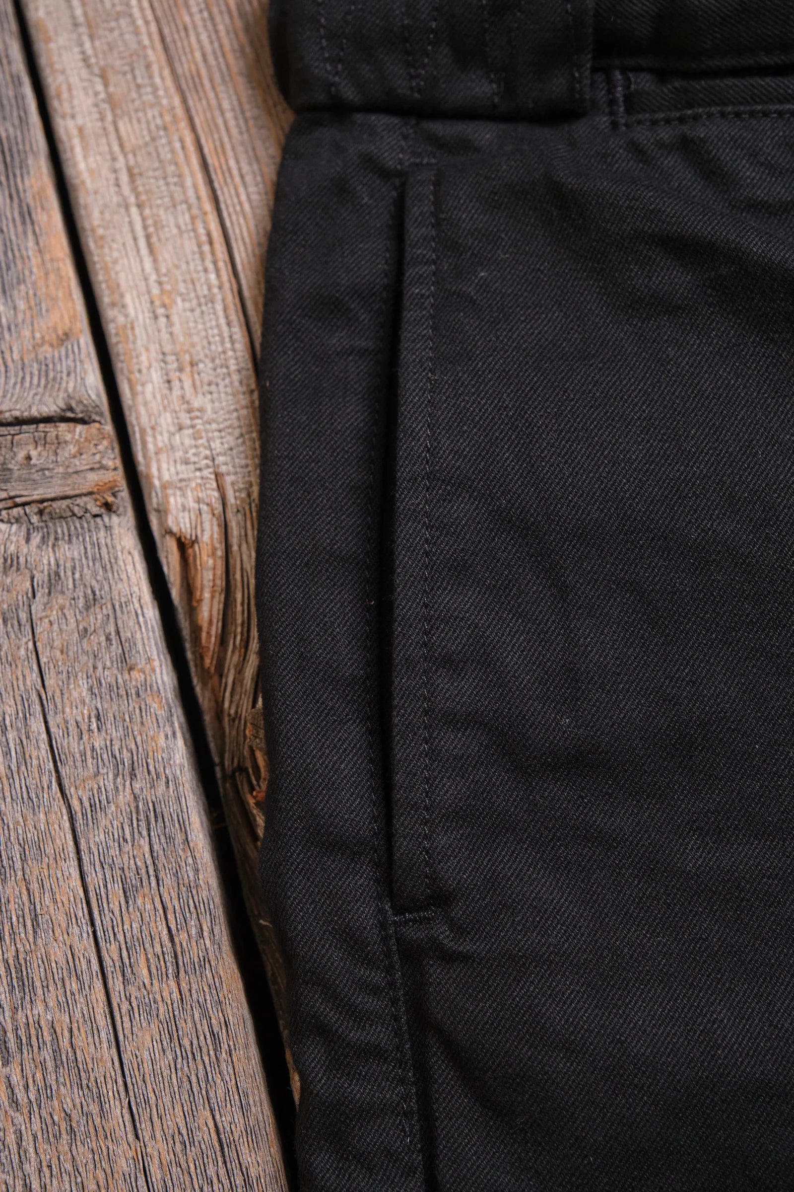 Freenote Cloth 9oz Shifter Pant - Black Twill