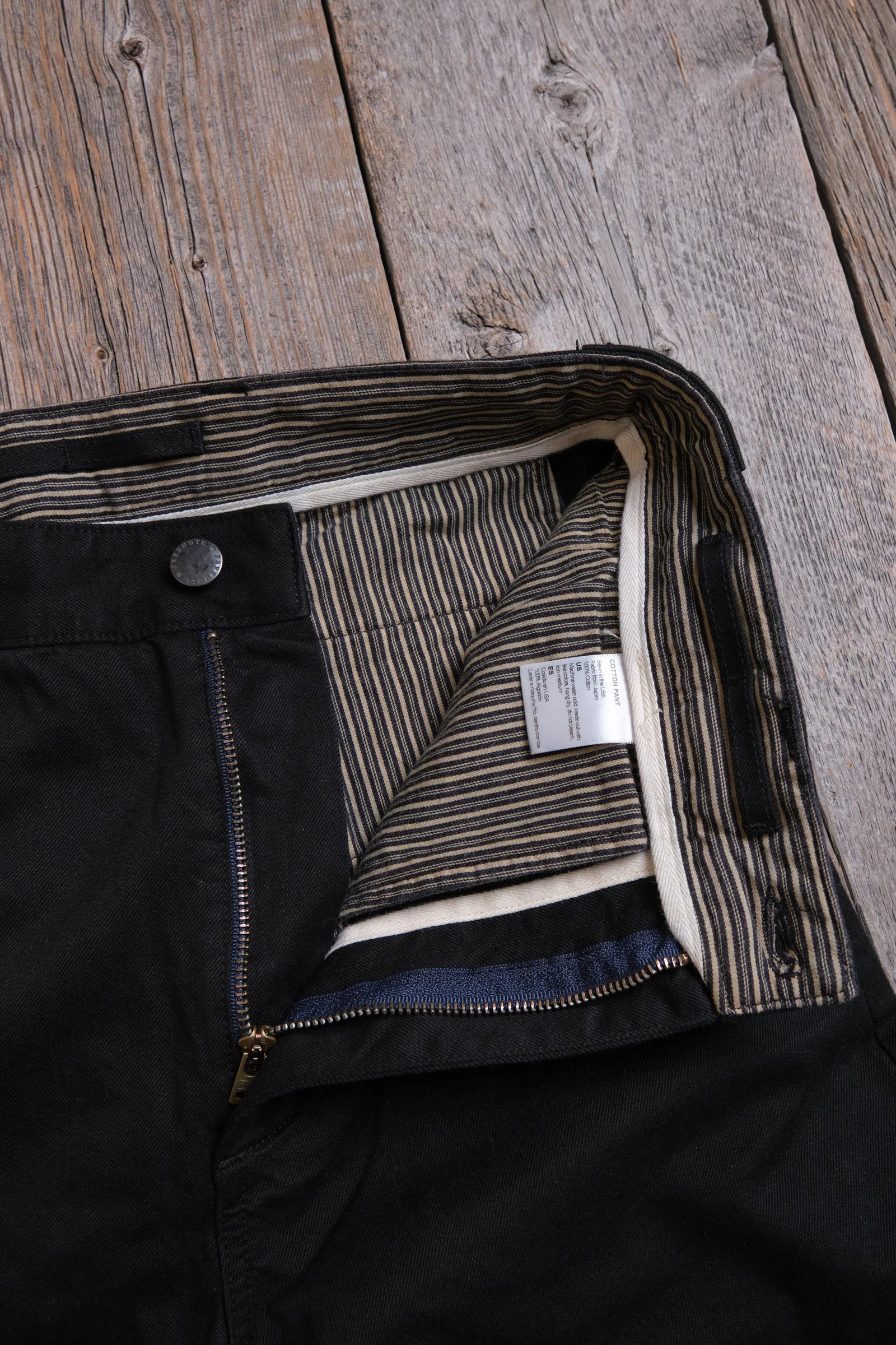 Freenote Cloth 9oz Shifter Pant - Black Twill