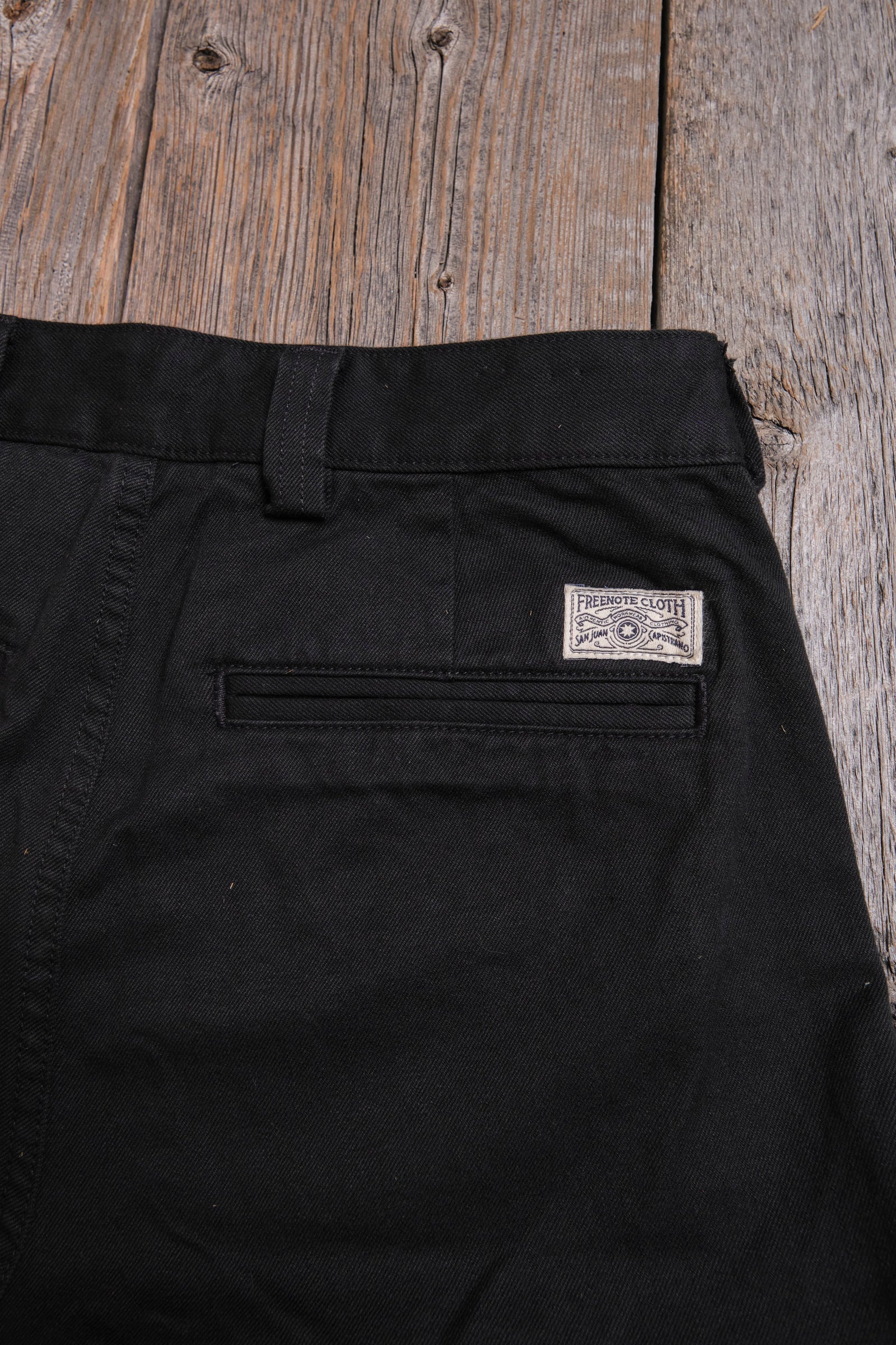 Freenote Cloth 9oz Shifter Pant - Black Twill