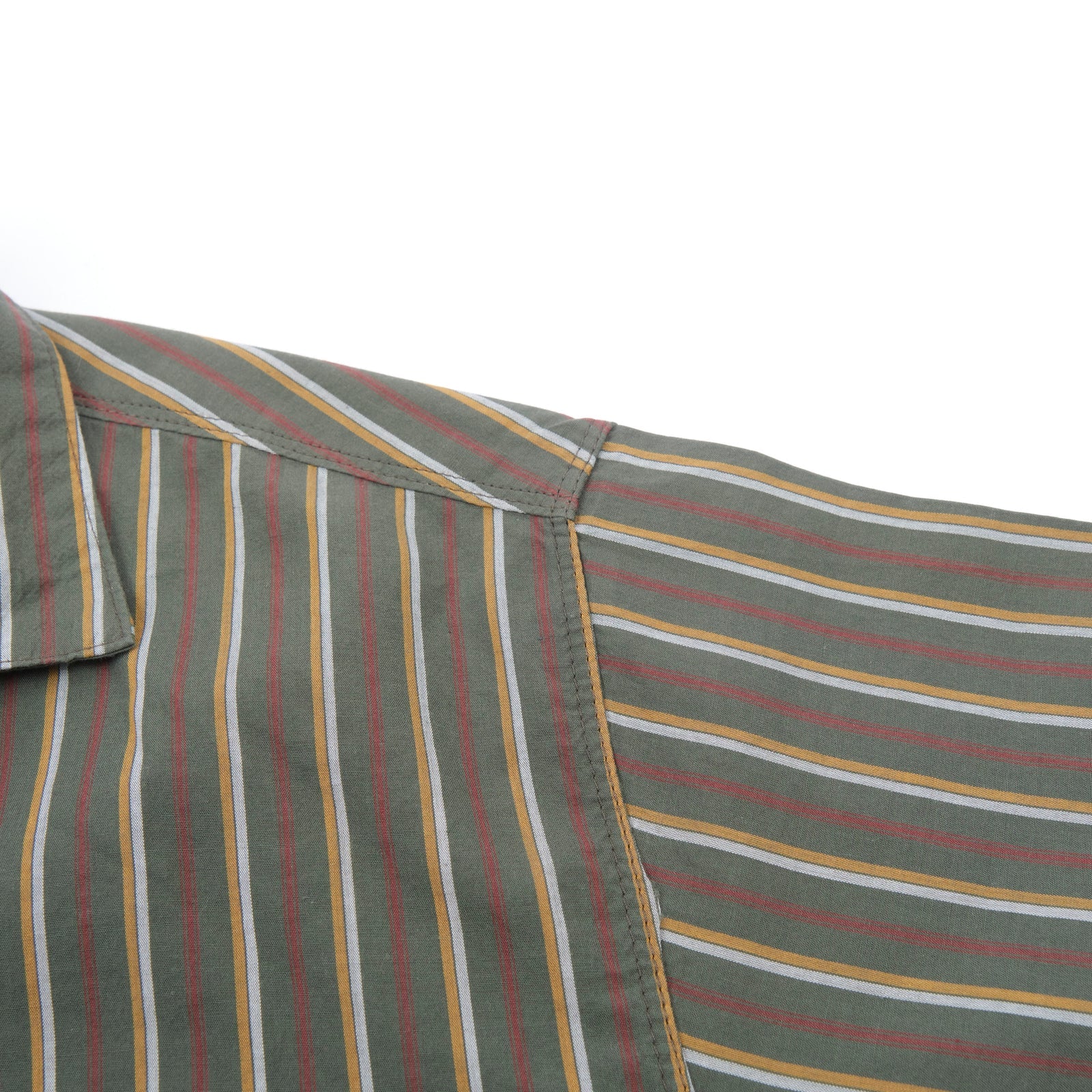 Freenote Cloth Hawaiian Shirt - Olive Stripe