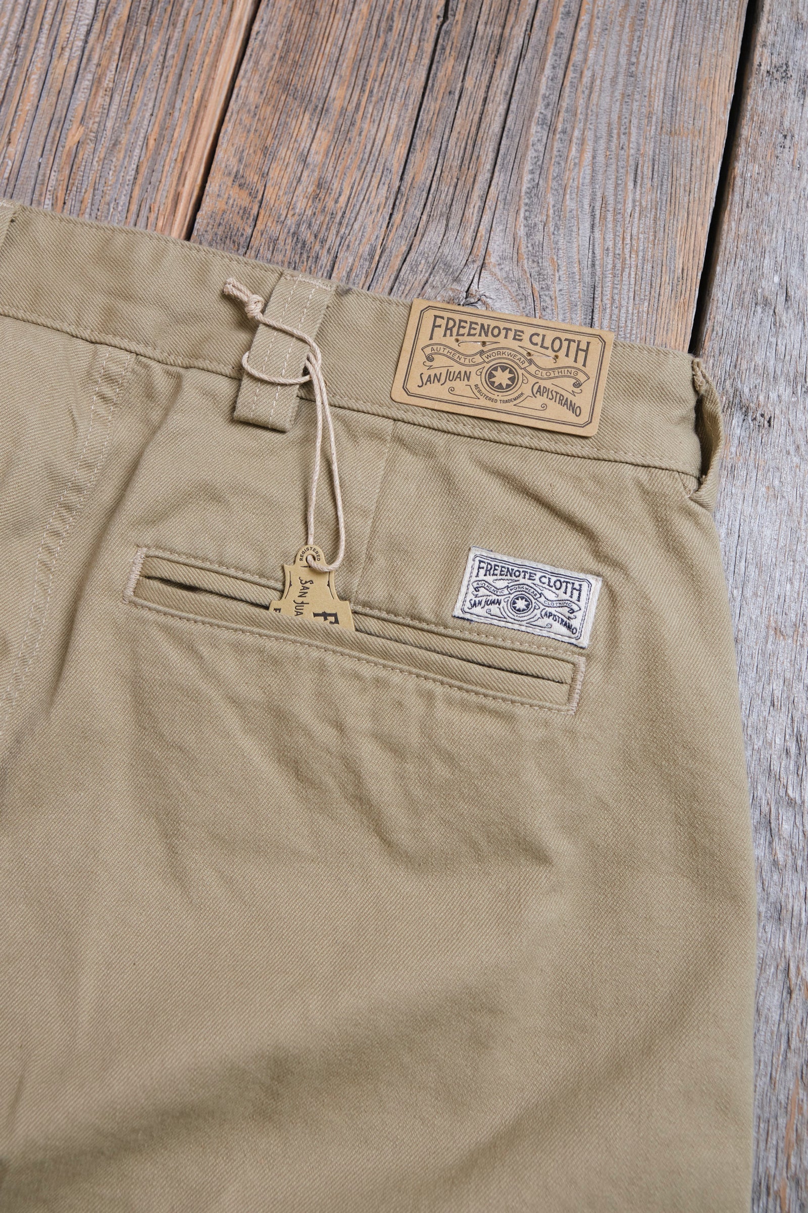 Freenote Cloth 9oz Shifter Pant - Tan Twill