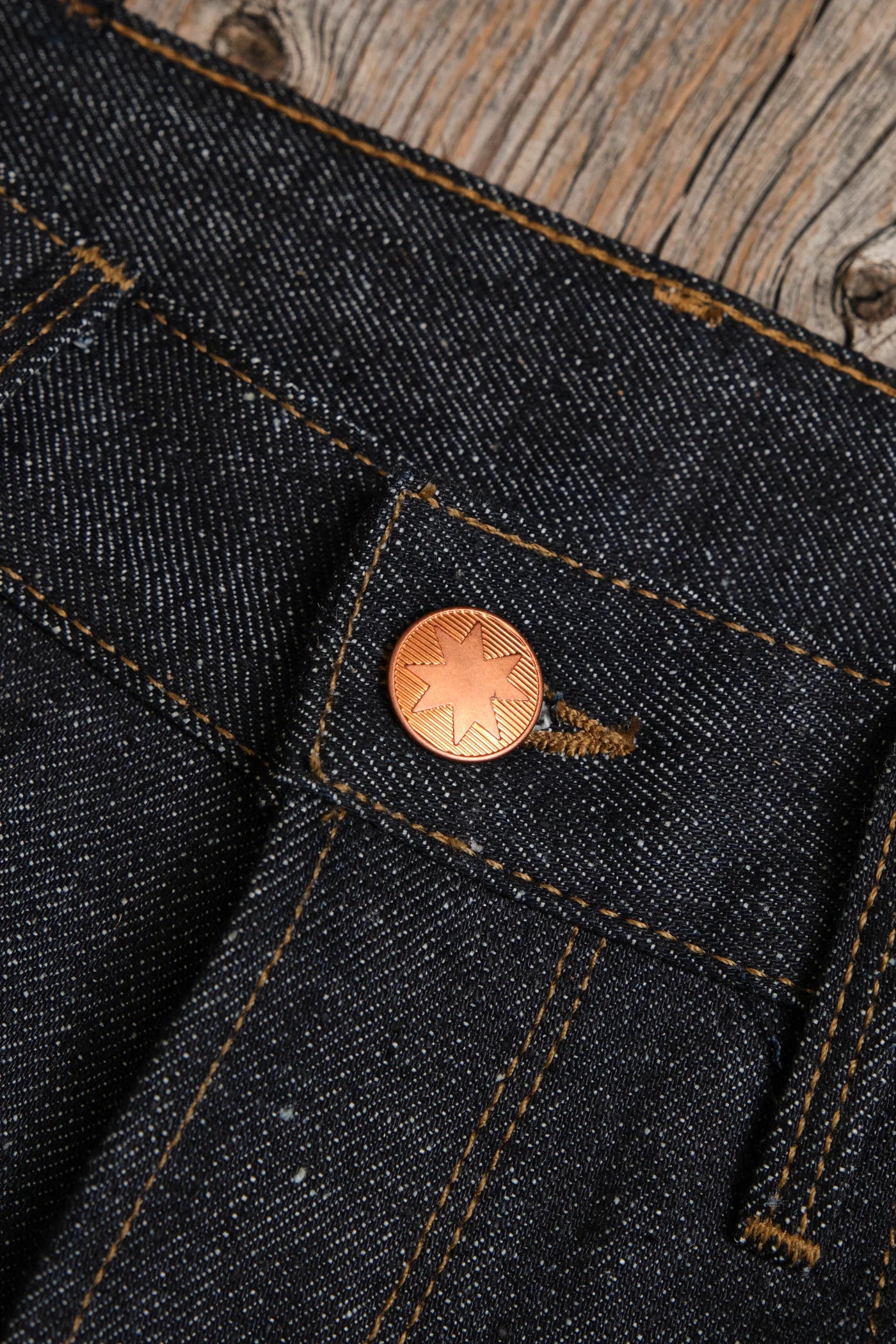 Freenote Cloth Portola Tapered Cut - 16oz Indigo Selvedge Denim