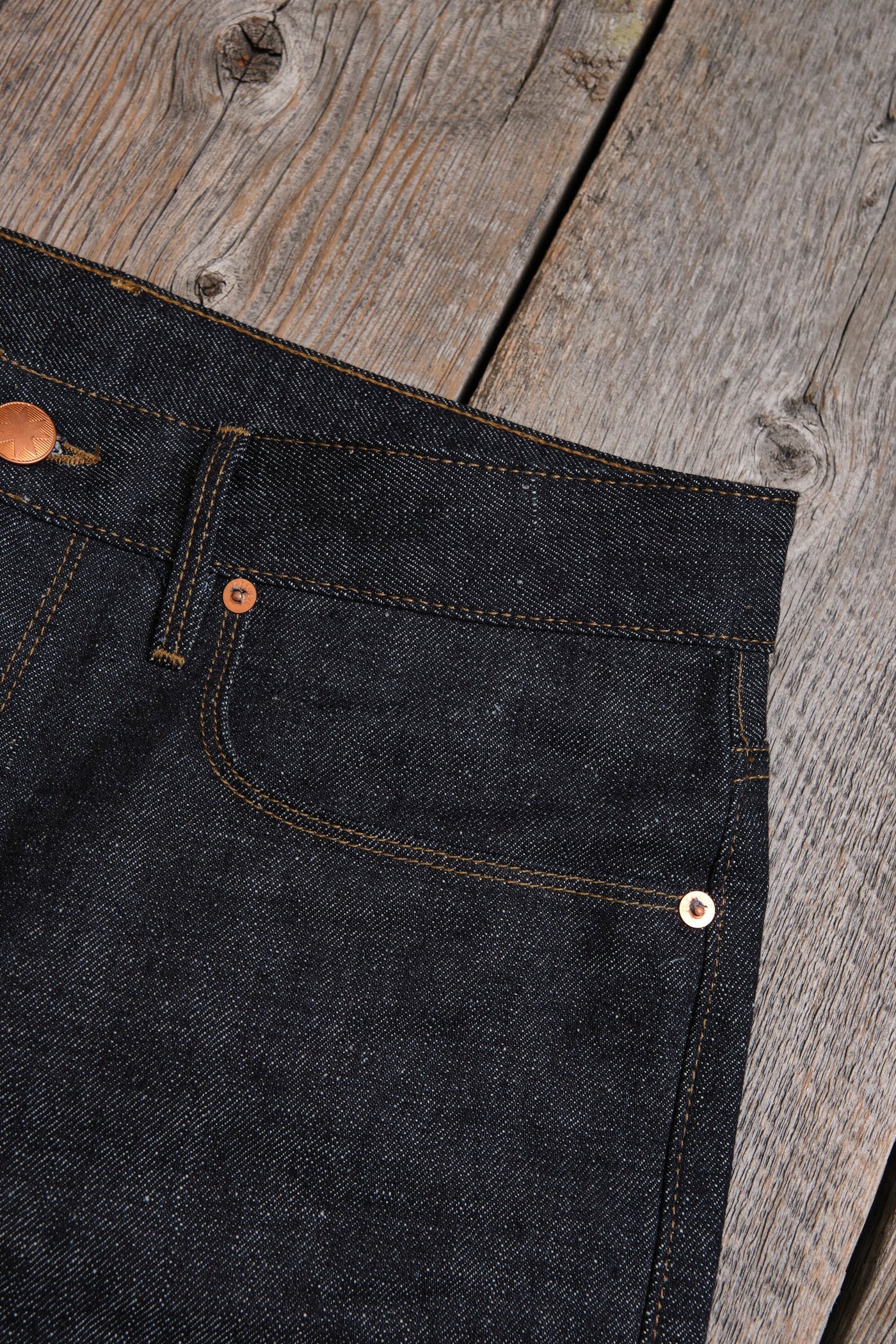 Freenote Cloth Portola Tapered Cut - 16oz Indigo Selvedge Denim