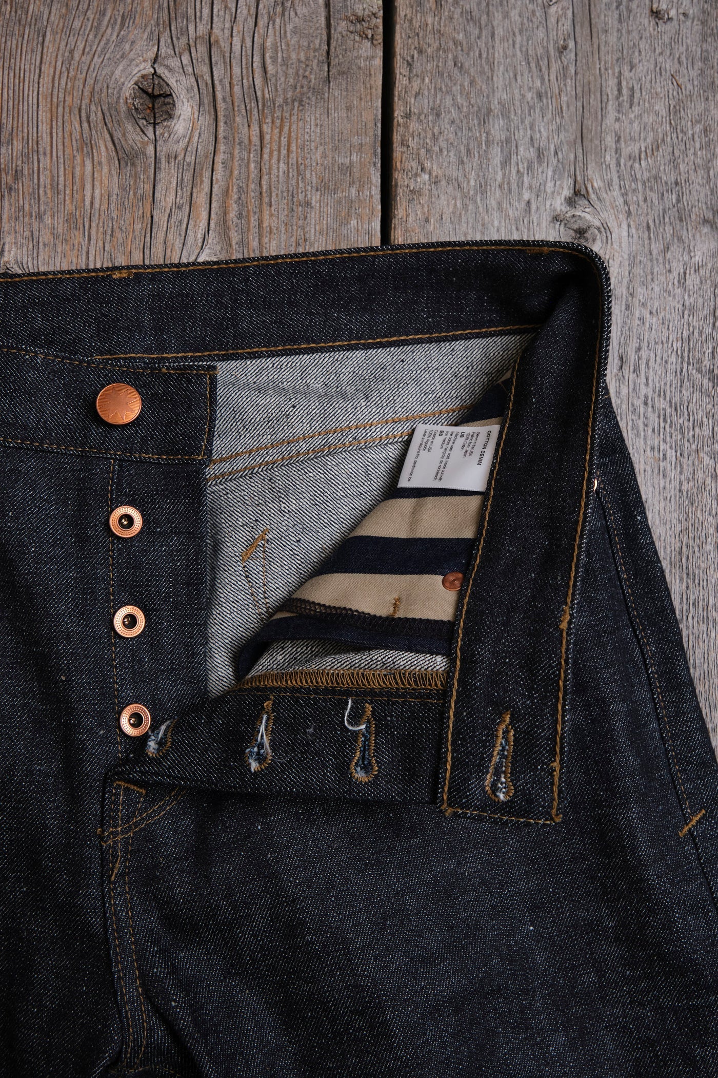 Freenote Cloth Portola Tapered Cut - 16oz Indigo Selvedge Denim