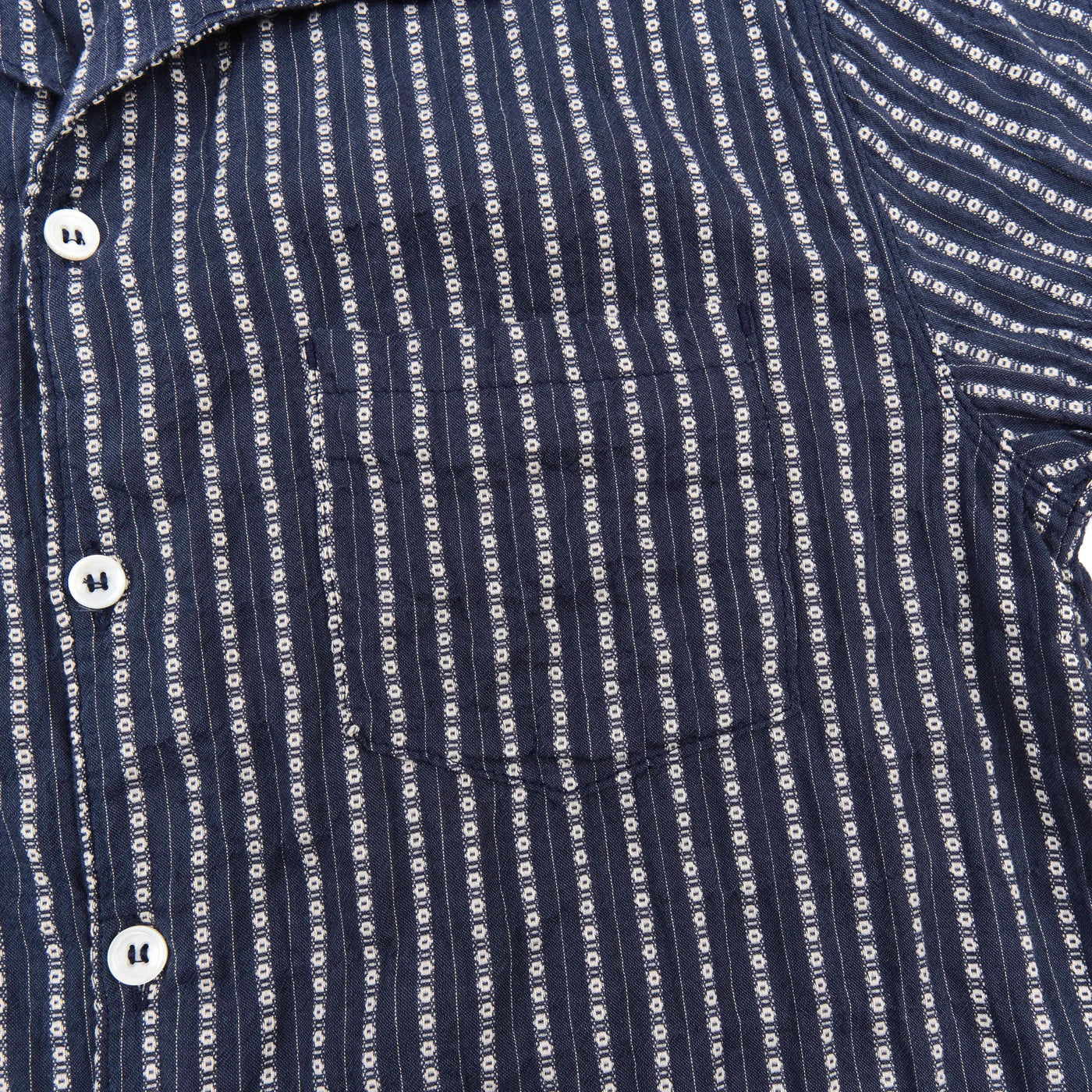 Freenote Cloth Cayucos Shirt - Jacquard Navy