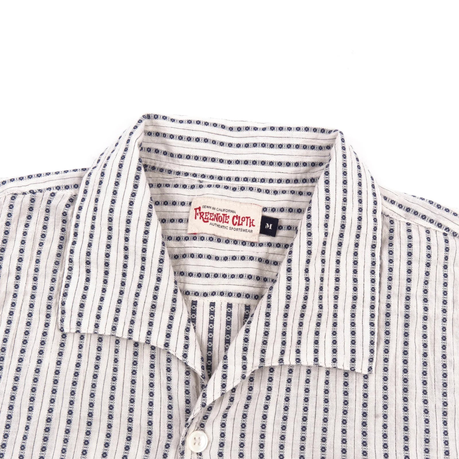 Freenote Cloth Cayucos Shirt - Jacquard White