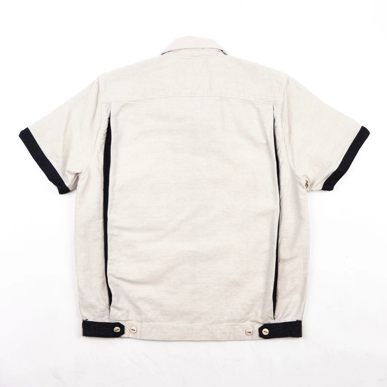 Freenote Cloth Yorba Shirt - White Herringbone