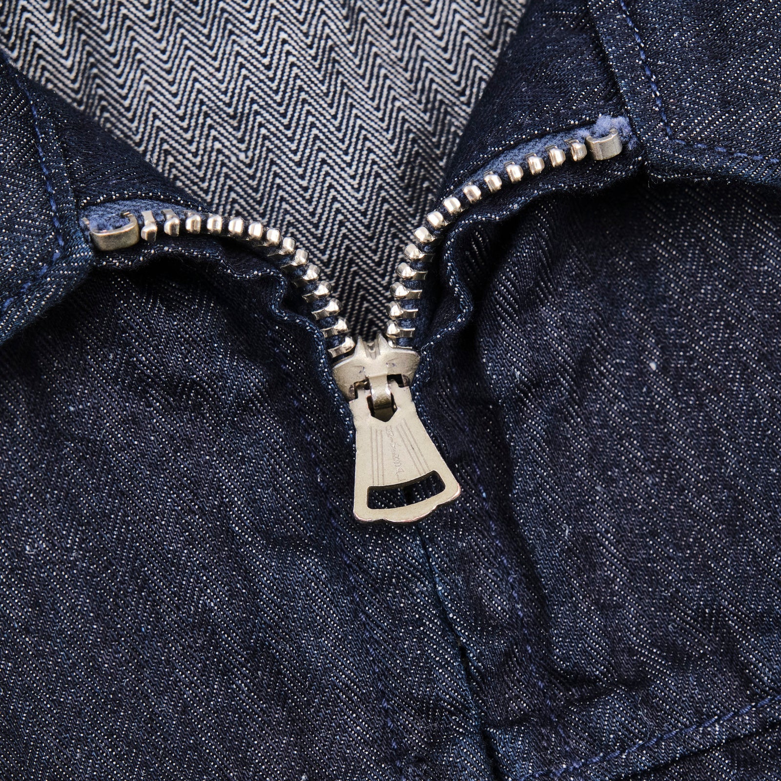 Freenote Cloth Yorba Shirt - Navy Herringbone